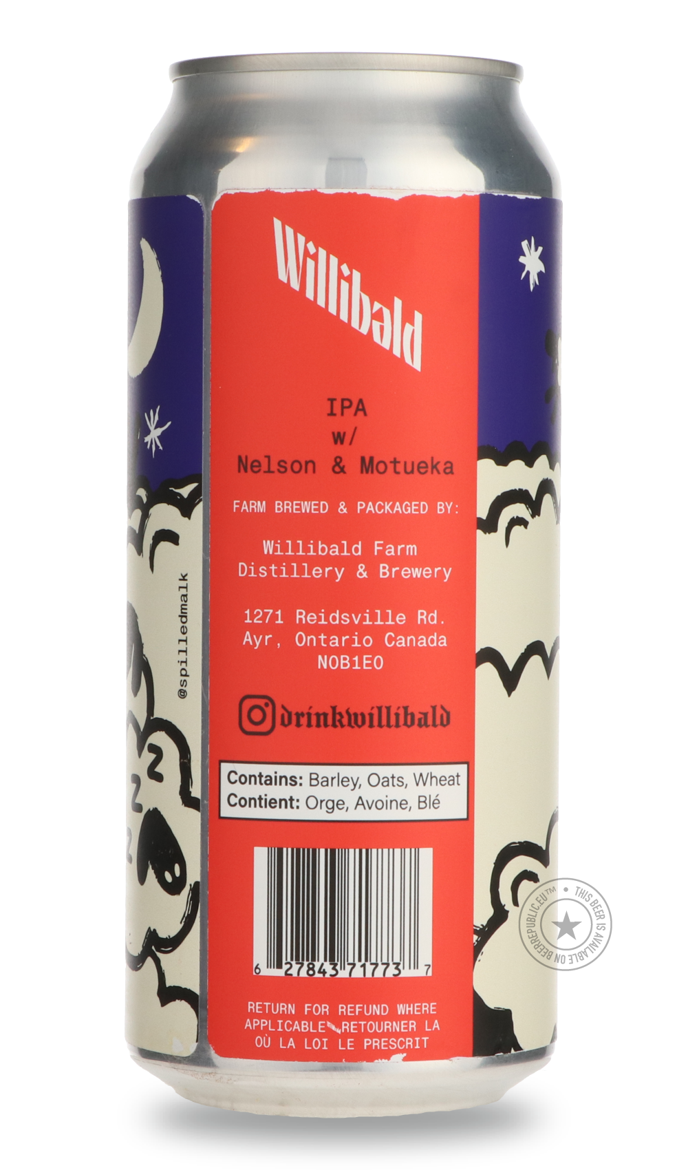 -Willibald Farm- Dreamy-IPA- Only @ Beer Republic - The best online beer store for American & Canadian craft beer - Buy beer online from the USA and Canada - Bier online kopen - Amerikaans bier kopen - Craft beer store - Craft beer kopen - Amerikanisch bier kaufen - Bier online kaufen - Acheter biere online - IPA - Stout - Porter - New England IPA - Hazy IPA - Imperial Stout - Barrel Aged - Barrel Aged Imperial Stout - Brown - Dark beer - Blond - Blonde - Pilsner - Lager - Wheat - Weizen - Amber - Barley Wi