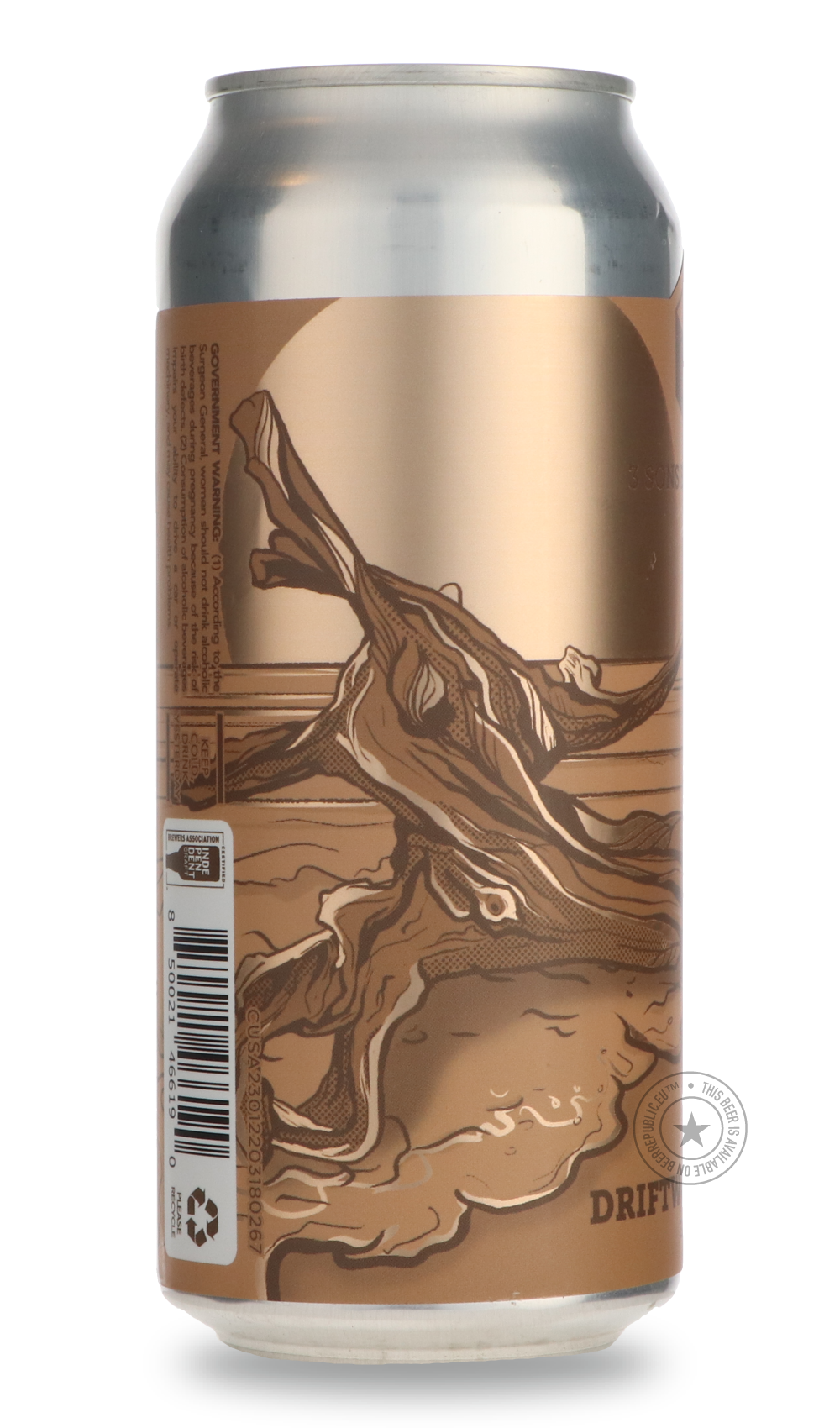 3 Sons- Driftwood Brown-Brown & Dark- Only @ Beer Republic - The best online beer store for American & Canadian craft beer - Buy beer online from the USA and Canada - Bier online kopen - Amerikaans bier kopen - Craft beer store - Craft beer kopen - Amerikanisch bier kaufen - Bier online kaufen - Acheter biere online - IPA - Stout - Porter - New England IPA - Hazy IPA - Imperial Stout - Barrel Aged - Barrel Aged Imperial Stout - Brown - Dark beer - Blond - Blonde - Pilsner - Lager - Wheat - Weizen - Amber - 