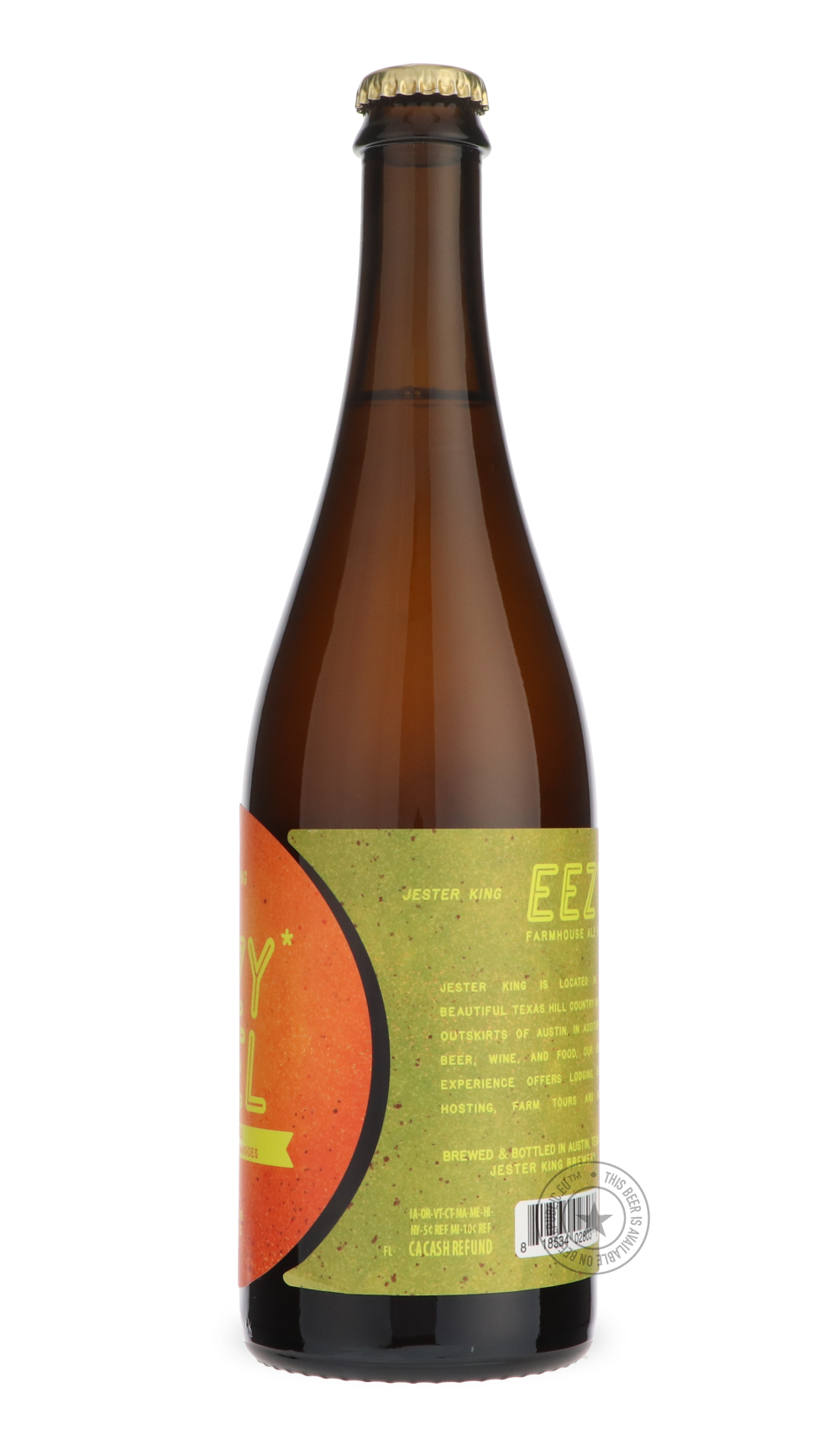 -Jester King- Eezy Peel-Sour / Wild & Fruity- Only @ Beer Republic - The best online beer store for American & Canadian craft beer - Buy beer online from the USA and Canada - Bier online kopen - Amerikaans bier kopen - Craft beer store - Craft beer kopen - Amerikanisch bier kaufen - Bier online kaufen - Acheter biere online - IPA - Stout - Porter - New England IPA - Hazy IPA - Imperial Stout - Barrel Aged - Barrel Aged Imperial Stout - Brown - Dark beer - Blond - Blonde - Pilsner - Lager - Wheat - Weizen - 