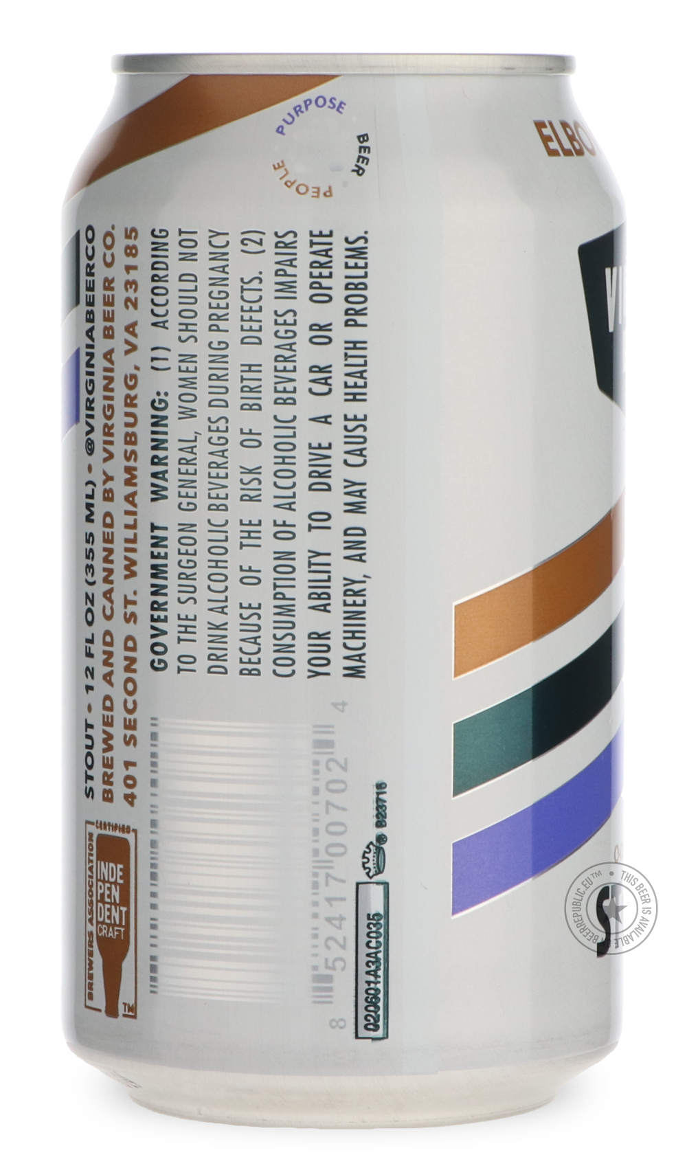 -The Virginia Beer Company- Elbow Patches-Stout & Porter- Only @ Beer Republic - The best online beer store for American & Canadian craft beer - Buy beer online from the USA and Canada - Bier online kopen - Amerikaans bier kopen - Craft beer store - Craft beer kopen - Amerikanisch bier kaufen - Bier online kaufen - Acheter biere online - IPA - Stout - Porter - New England IPA - Hazy IPA - Imperial Stout - Barrel Aged - Barrel Aged Imperial Stout - Brown - Dark beer - Blond - Blonde - Pilsner - Lager - Wheat
