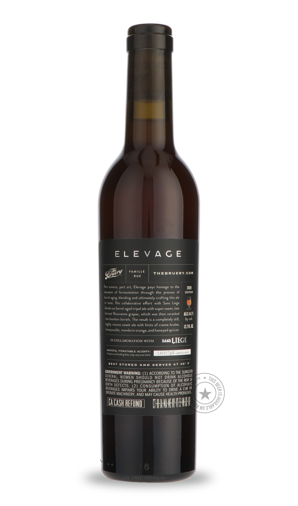 -The Bruery- Elevage-Sour / Wild & Fruity- Only @ Beer Republic - The best online beer store for American & Canadian craft beer - Buy beer online from the USA and Canada - Bier online kopen - Amerikaans bier kopen - Craft beer store - Craft beer kopen - Amerikanisch bier kaufen - Bier online kaufen - Acheter biere online - IPA - Stout - Porter - New England IPA - Hazy IPA - Imperial Stout - Barrel Aged - Barrel Aged Imperial Stout - Brown - Dark beer - Blond - Blonde - Pilsner - Lager - Wheat - Weizen - Amb