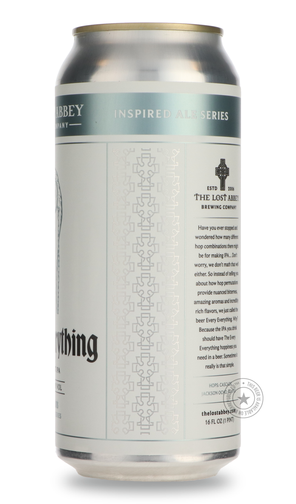 -Lost Abbey- Every Everything-IPA- Only @ Beer Republic - The best online beer store for American & Canadian craft beer - Buy beer online from the USA and Canada - Bier online kopen - Amerikaans bier kopen - Craft beer store - Craft beer kopen - Amerikanisch bier kaufen - Bier online kaufen - Acheter biere online - IPA - Stout - Porter - New England IPA - Hazy IPA - Imperial Stout - Barrel Aged - Barrel Aged Imperial Stout - Brown - Dark beer - Blond - Blonde - Pilsner - Lager - Wheat - Weizen - Amber - Bar