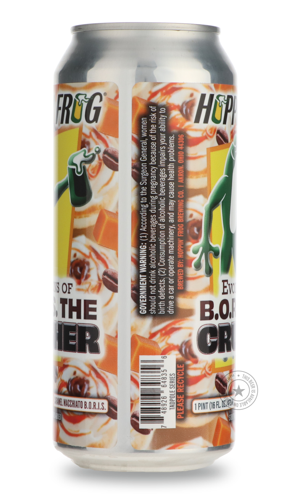 Hoppin' Frog- Evolutions of B.O.R.I.S. the Crusher Caramel Macchiato-Stout & Porter- Only @ Beer Republic - The best online beer store for American & Canadian craft beer - Buy beer online from the USA and Canada - Bier online kopen - Amerikaans bier kopen - Craft beer store - Craft beer kopen - Amerikanisch bier kaufen - Bier online kaufen - Acheter biere online - IPA - Stout - Porter - New England IPA - Hazy IPA - Imperial Stout - Barrel Aged - Barrel Aged Imperial Stout - Brown - Dark beer - Blond - Blond