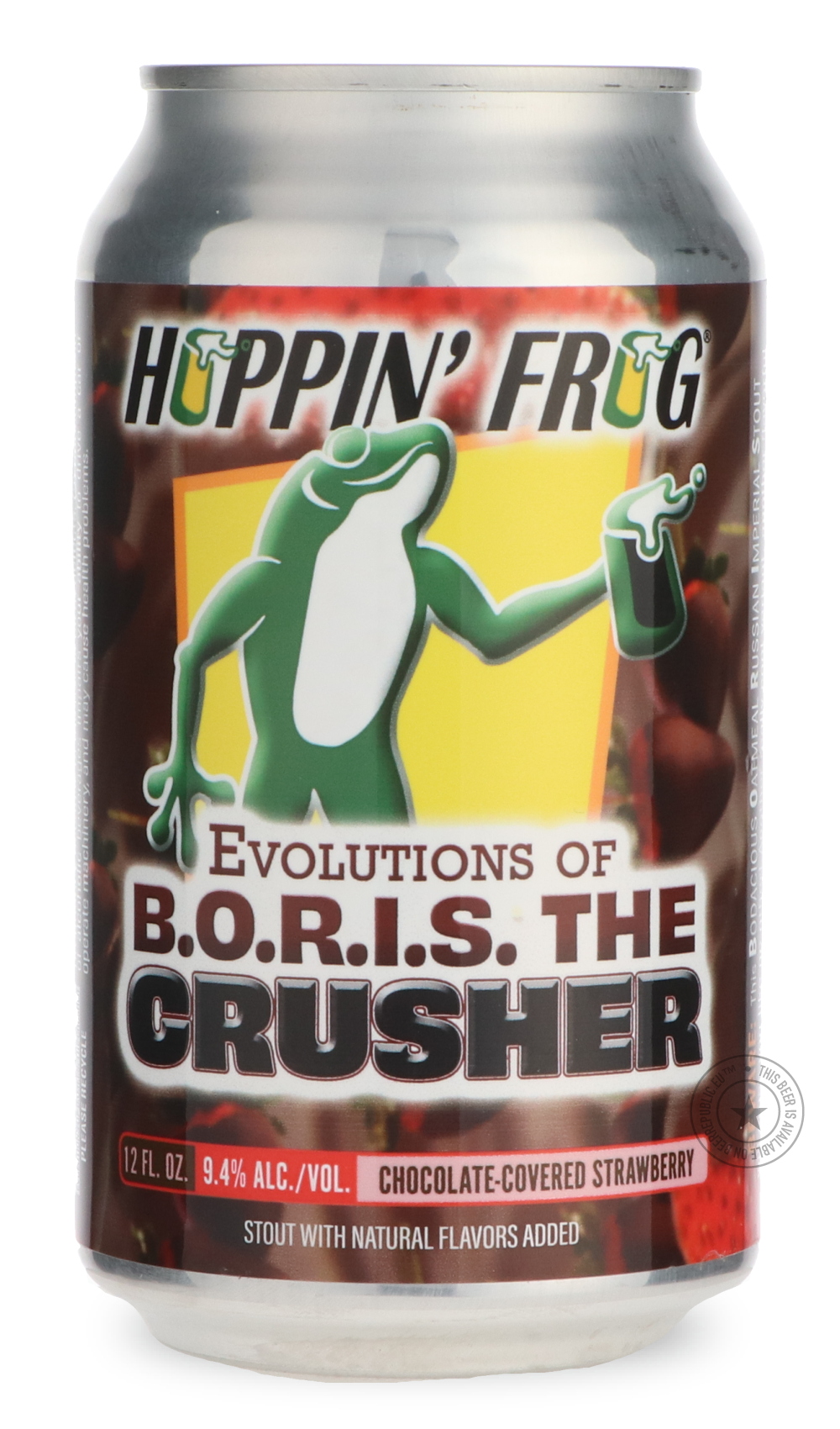 -Hoppin' Frog- Evolutions of B.O.R.I.S. the Crusher Chocolate Covered Strawberry-Stout & Porter- Only @ Beer Republic - The best online beer store for American & Canadian craft beer - Buy beer online from the USA and Canada - Bier online kopen - Amerikaans bier kopen - Craft beer store - Craft beer kopen - Amerikanisch bier kaufen - Bier online kaufen - Acheter biere online - IPA - Stout - Porter - New England IPA - Hazy IPA - Imperial Stout - Barrel Aged - Barrel Aged Imperial Stout - Brown - Dark beer - B