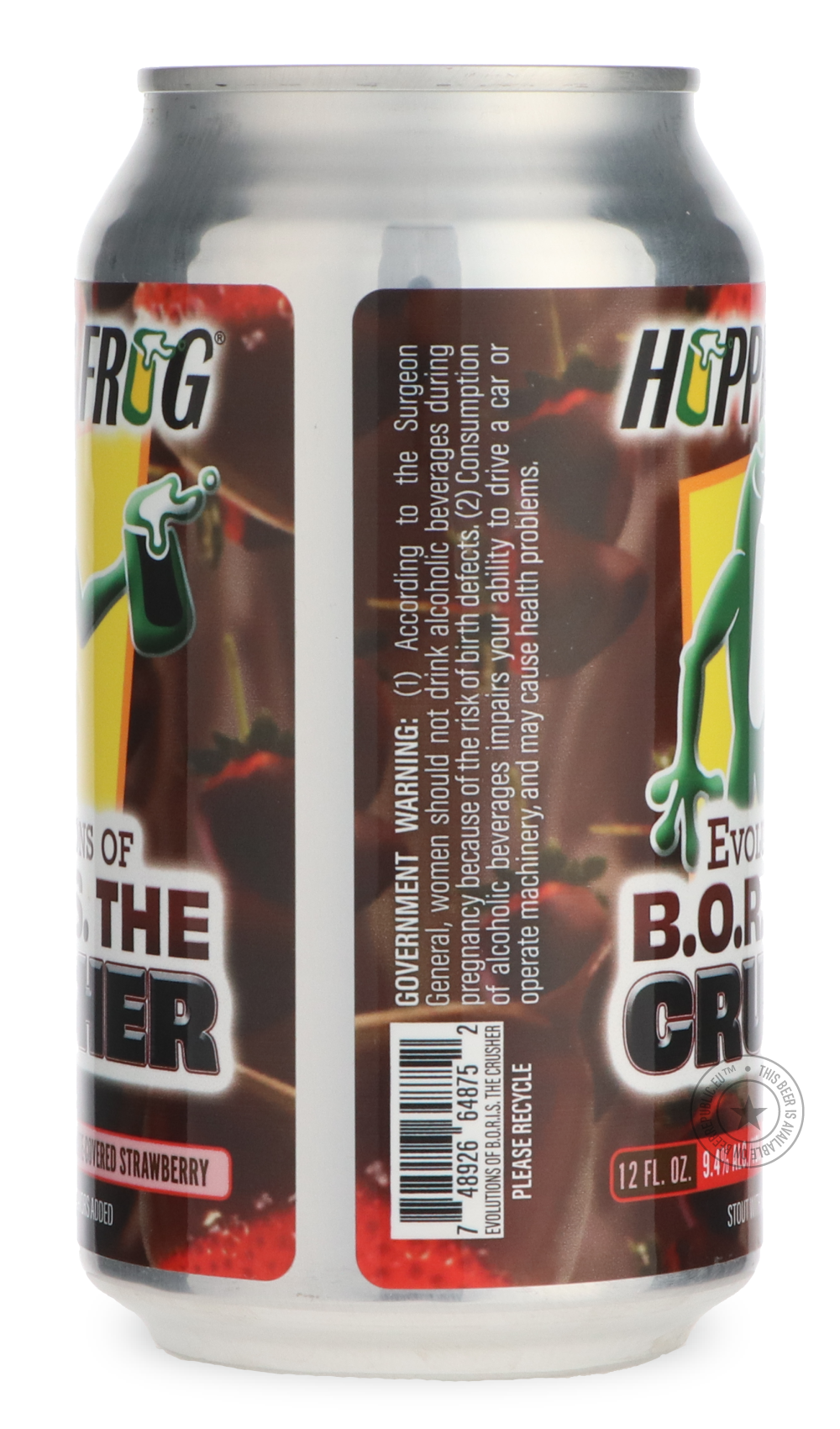 -Hoppin' Frog- Evolutions of B.O.R.I.S. the Crusher Chocolate Covered Strawberry-Stout & Porter- Only @ Beer Republic - The best online beer store for American & Canadian craft beer - Buy beer online from the USA and Canada - Bier online kopen - Amerikaans bier kopen - Craft beer store - Craft beer kopen - Amerikanisch bier kaufen - Bier online kaufen - Acheter biere online - IPA - Stout - Porter - New England IPA - Hazy IPA - Imperial Stout - Barrel Aged - Barrel Aged Imperial Stout - Brown - Dark beer - B