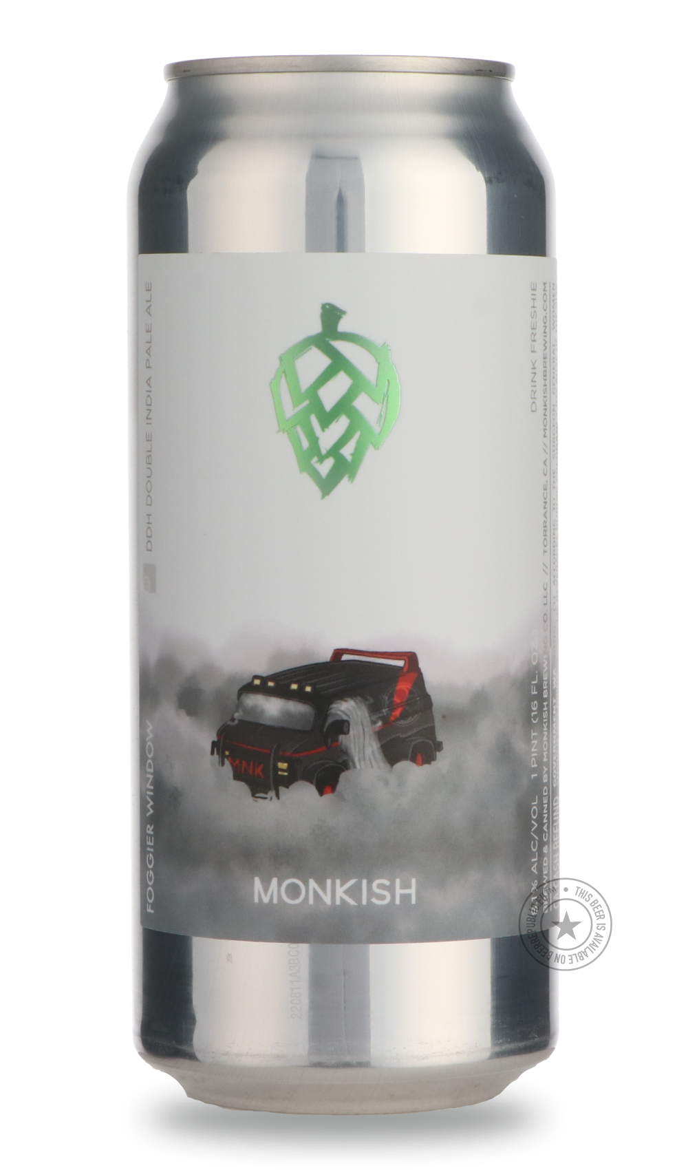 -Monkish- Foggier Window-IPA- Only @ Beer Republic - The best online beer store for American & Canadian craft beer - Buy beer online from the USA and Canada - Bier online kopen - Amerikaans bier kopen - Craft beer store - Craft beer kopen - Amerikanisch bier kaufen - Bier online kaufen - Acheter biere online - IPA - Stout - Porter - New England IPA - Hazy IPA - Imperial Stout - Barrel Aged - Barrel Aged Imperial Stout - Brown - Dark beer - Blond - Blonde - Pilsner - Lager - Wheat - Weizen - Amber - Barley W