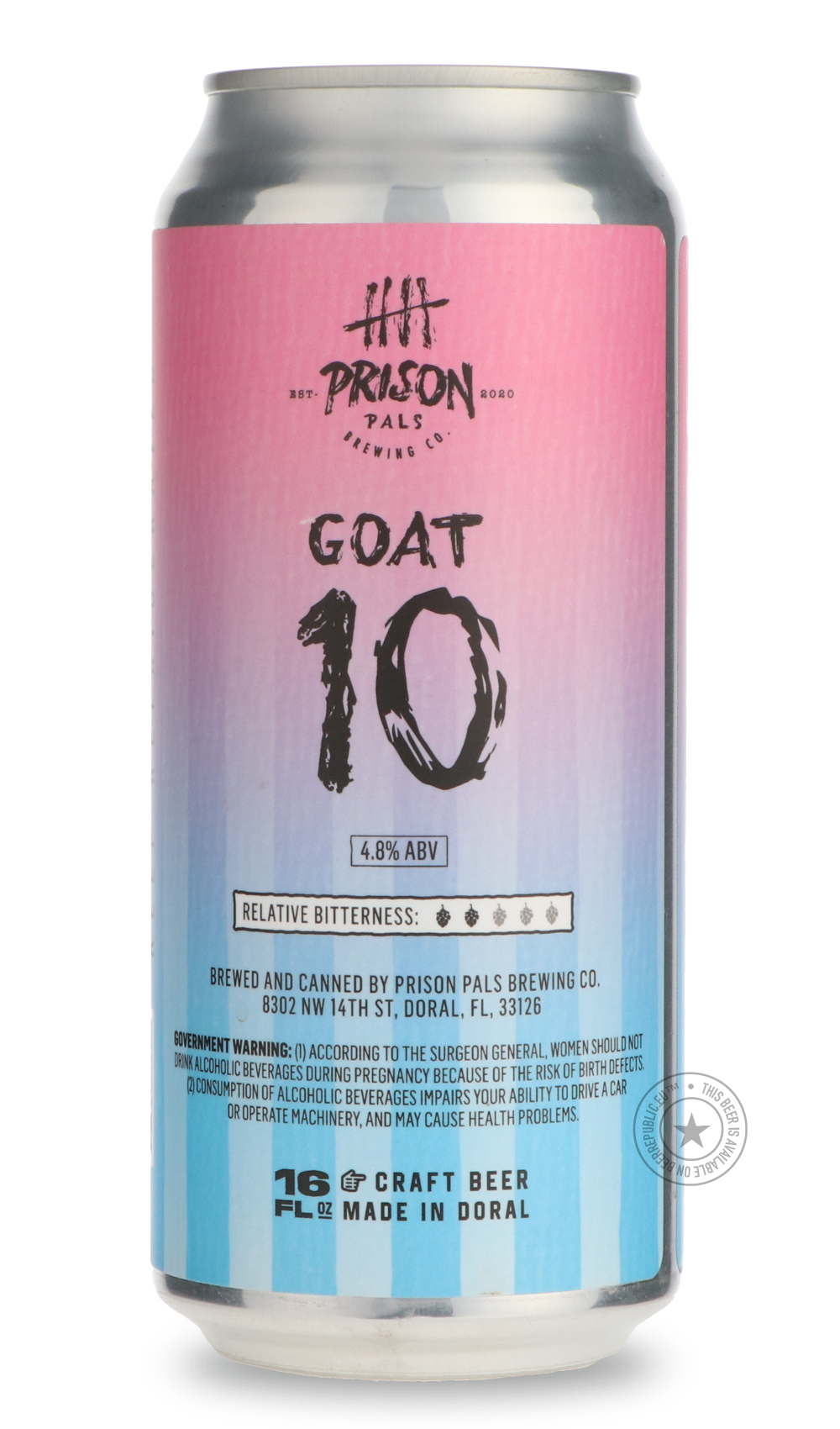 -Prison Pals- GOAT 10-Pale- Only @ Beer Republic - The best online beer store for American & Canadian craft beer - Buy beer online from the USA and Canada - Bier online kopen - Amerikaans bier kopen - Craft beer store - Craft beer kopen - Amerikanisch bier kaufen - Bier online kaufen - Acheter biere online - IPA - Stout - Porter - New England IPA - Hazy IPA - Imperial Stout - Barrel Aged - Barrel Aged Imperial Stout - Brown - Dark beer - Blond - Blonde - Pilsner - Lager - Wheat - Weizen - Amber - Barley Win