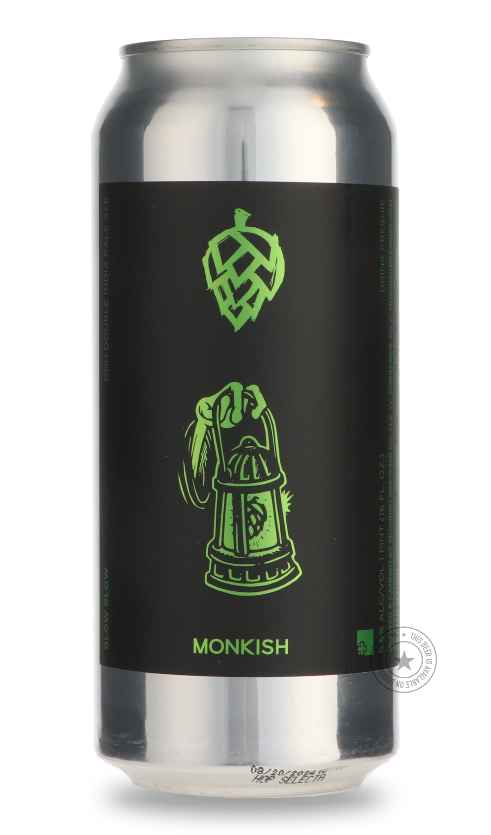 -Monkish- Glow Glow-IPA- Only @ Beer Republic - The best online beer store for American & Canadian craft beer - Buy beer online from the USA and Canada - Bier online kopen - Amerikaans bier kopen - Craft beer store - Craft beer kopen - Amerikanisch bier kaufen - Bier online kaufen - Acheter biere online - IPA - Stout - Porter - New England IPA - Hazy IPA - Imperial Stout - Barrel Aged - Barrel Aged Imperial Stout - Brown - Dark beer - Blond - Blonde - Pilsner - Lager - Wheat - Weizen - Amber - Barley Wine -