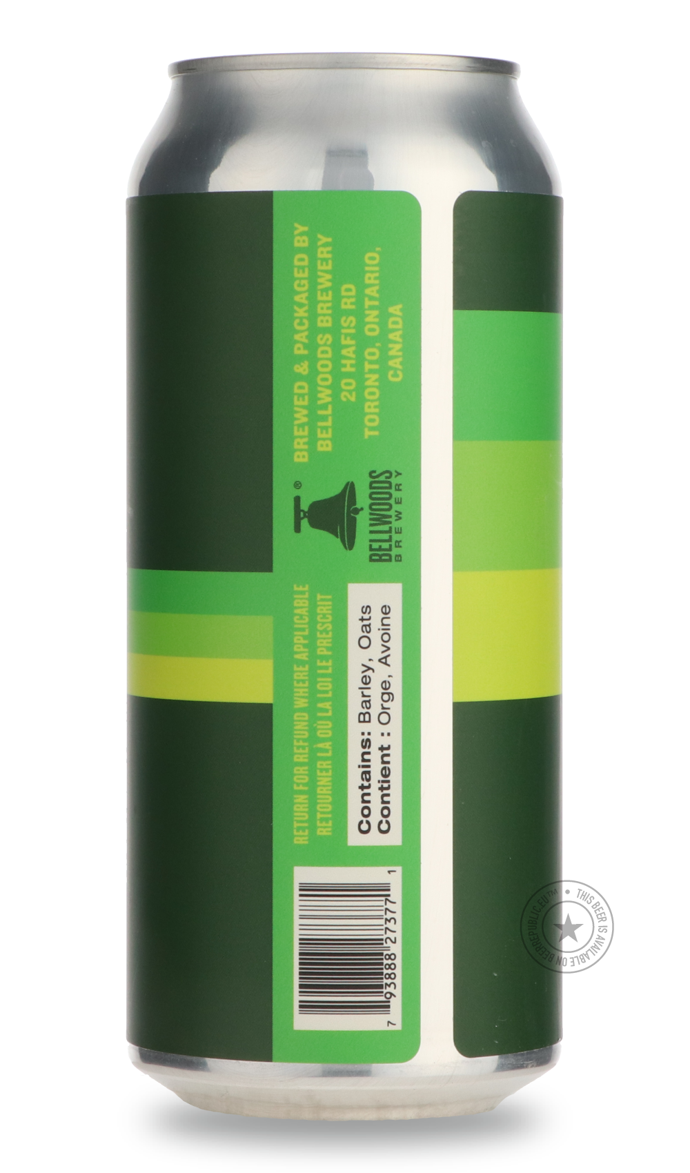 Bellwoods- Green Velvet-IPA- Only @ Beer Republic - The best online beer store for American & Canadian craft beer - Buy beer online from the USA and Canada - Bier online kopen - Amerikaans bier kopen - Craft beer store - Craft beer kopen - Amerikanisch bier kaufen - Bier online kaufen - Acheter biere online - IPA - Stout - Porter - New England IPA - Hazy IPA - Imperial Stout - Barrel Aged - Barrel Aged Imperial Stout - Brown - Dark beer - Blond - Blonde - Pilsner - Lager - Wheat - Weizen - Amber - Barley Wi