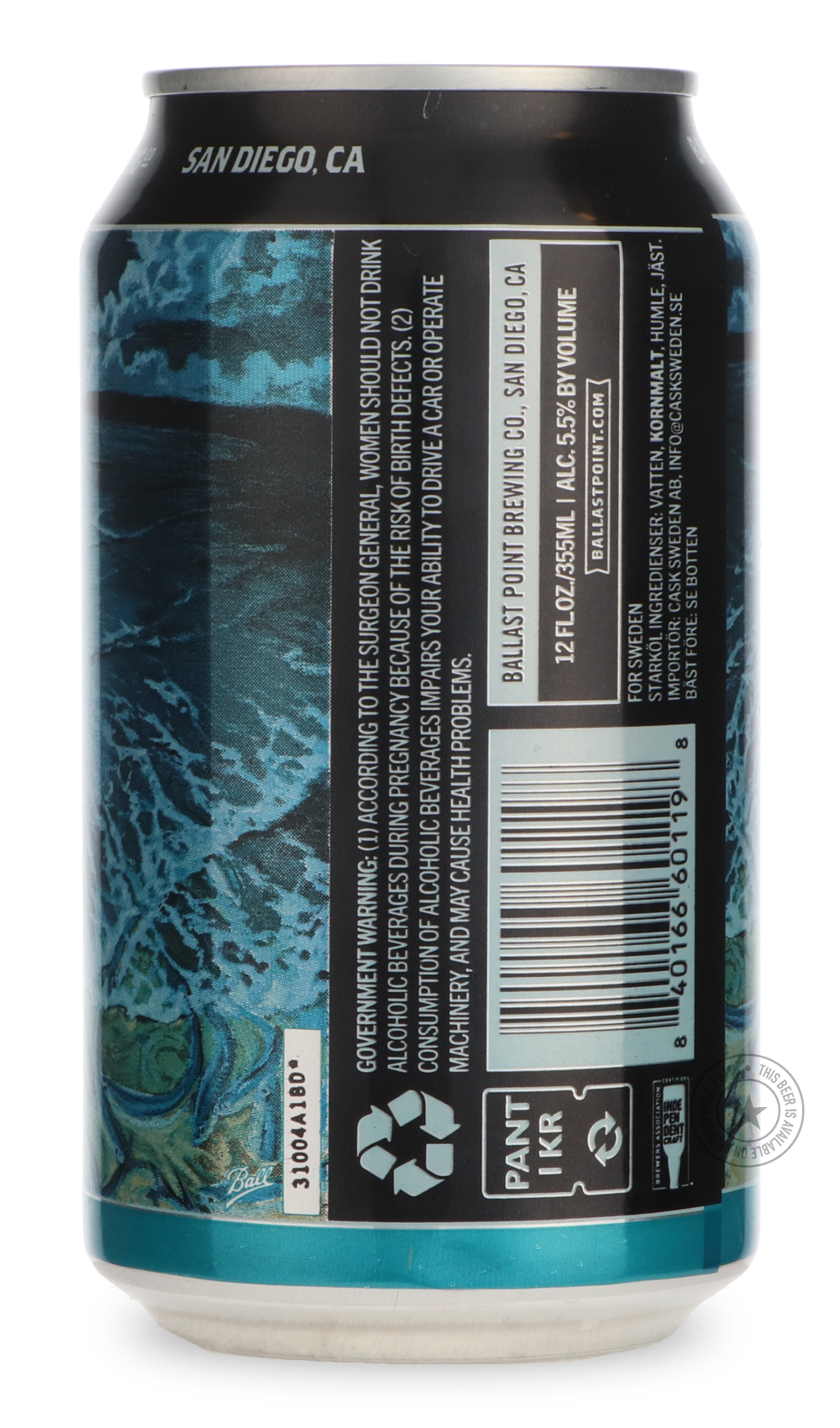 -Ballast Point- Grunion-Pale- Only @ Beer Republic - The best online beer store for American & Canadian craft beer - Buy beer online from the USA and Canada - Bier online kopen - Amerikaans bier kopen - Craft beer store - Craft beer kopen - Amerikanisch bier kaufen - Bier online kaufen - Acheter biere online - IPA - Stout - Porter - New England IPA - Hazy IPA - Imperial Stout - Barrel Aged - Barrel Aged Imperial Stout - Brown - Dark beer - Blond - Blonde - Pilsner - Lager - Wheat - Weizen - Amber - Barley W