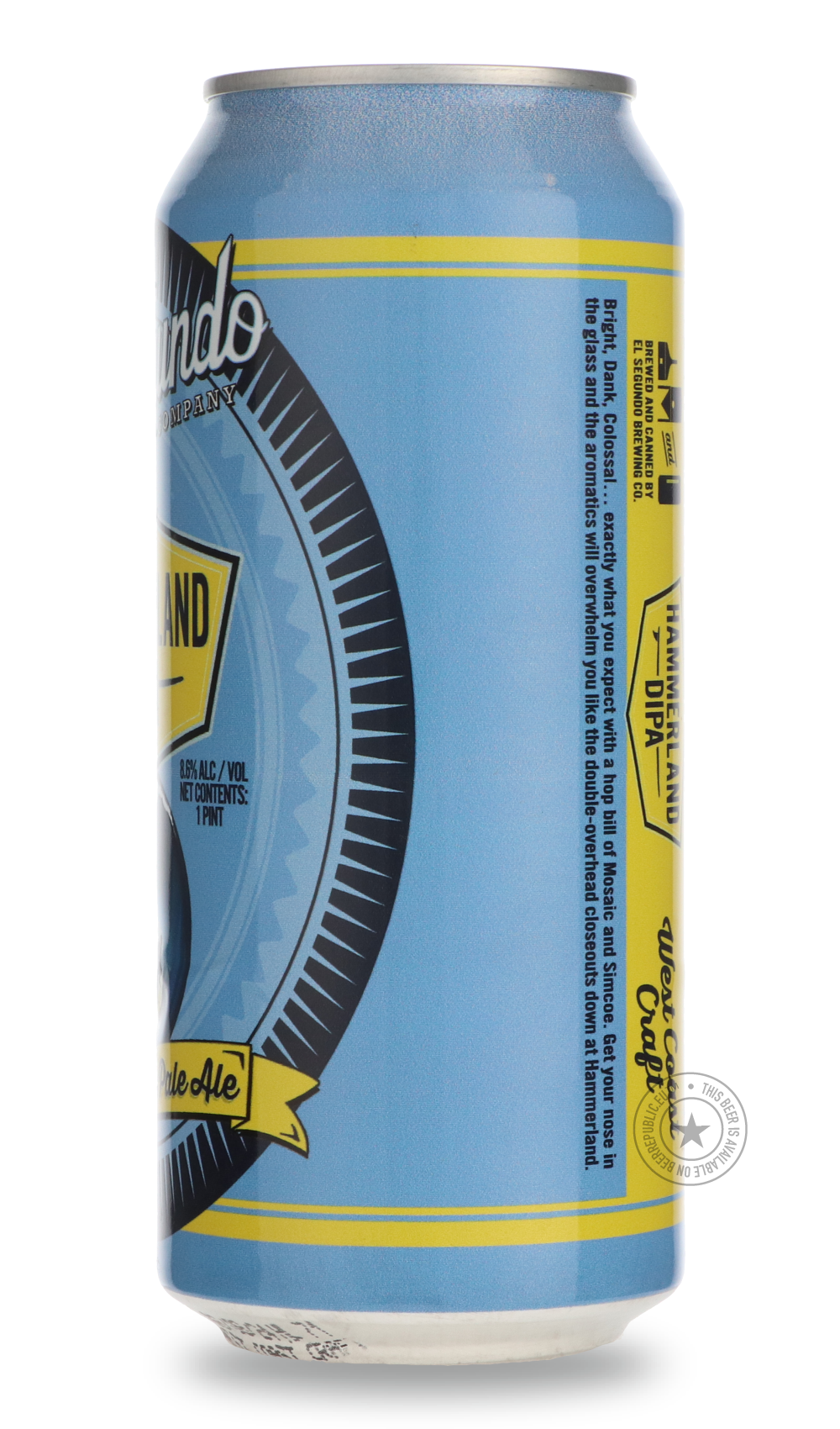 -El Segundo- Hammerland DIPA-IPA- Only @ Beer Republic - The best online beer store for American & Canadian craft beer - Buy beer online from the USA and Canada - Bier online kopen - Amerikaans bier kopen - Craft beer store - Craft beer kopen - Amerikanisch bier kaufen - Bier online kaufen - Acheter biere online - IPA - Stout - Porter - New England IPA - Hazy IPA - Imperial Stout - Barrel Aged - Barrel Aged Imperial Stout - Brown - Dark beer - Blond - Blonde - Pilsner - Lager - Wheat - Weizen - Amber - Barl