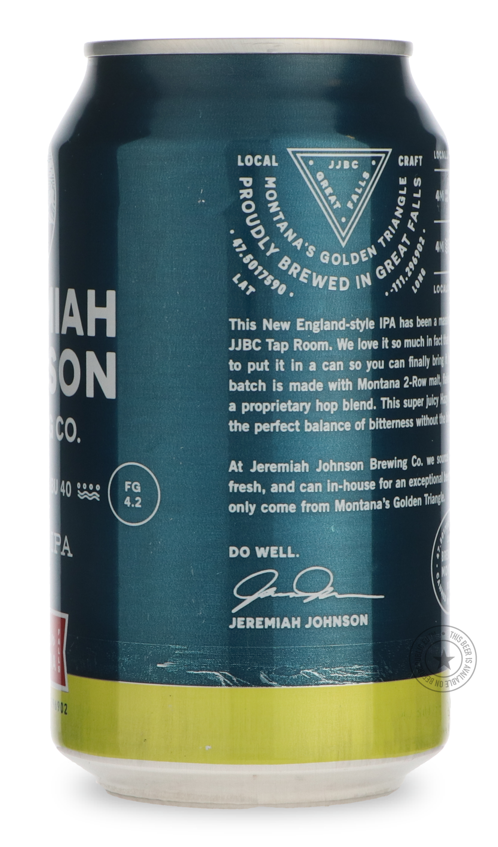 -Jeremiah Johnson- Hazy IPA-IPA- Only @ Beer Republic - The best online beer store for American & Canadian craft beer - Buy beer online from the USA and Canada - Bier online kopen - Amerikaans bier kopen - Craft beer store - Craft beer kopen - Amerikanisch bier kaufen - Bier online kaufen - Acheter biere online - IPA - Stout - Porter - New England IPA - Hazy IPA - Imperial Stout - Barrel Aged - Barrel Aged Imperial Stout - Brown - Dark beer - Blond - Blonde - Pilsner - Lager - Wheat - Weizen - Amber - Barle