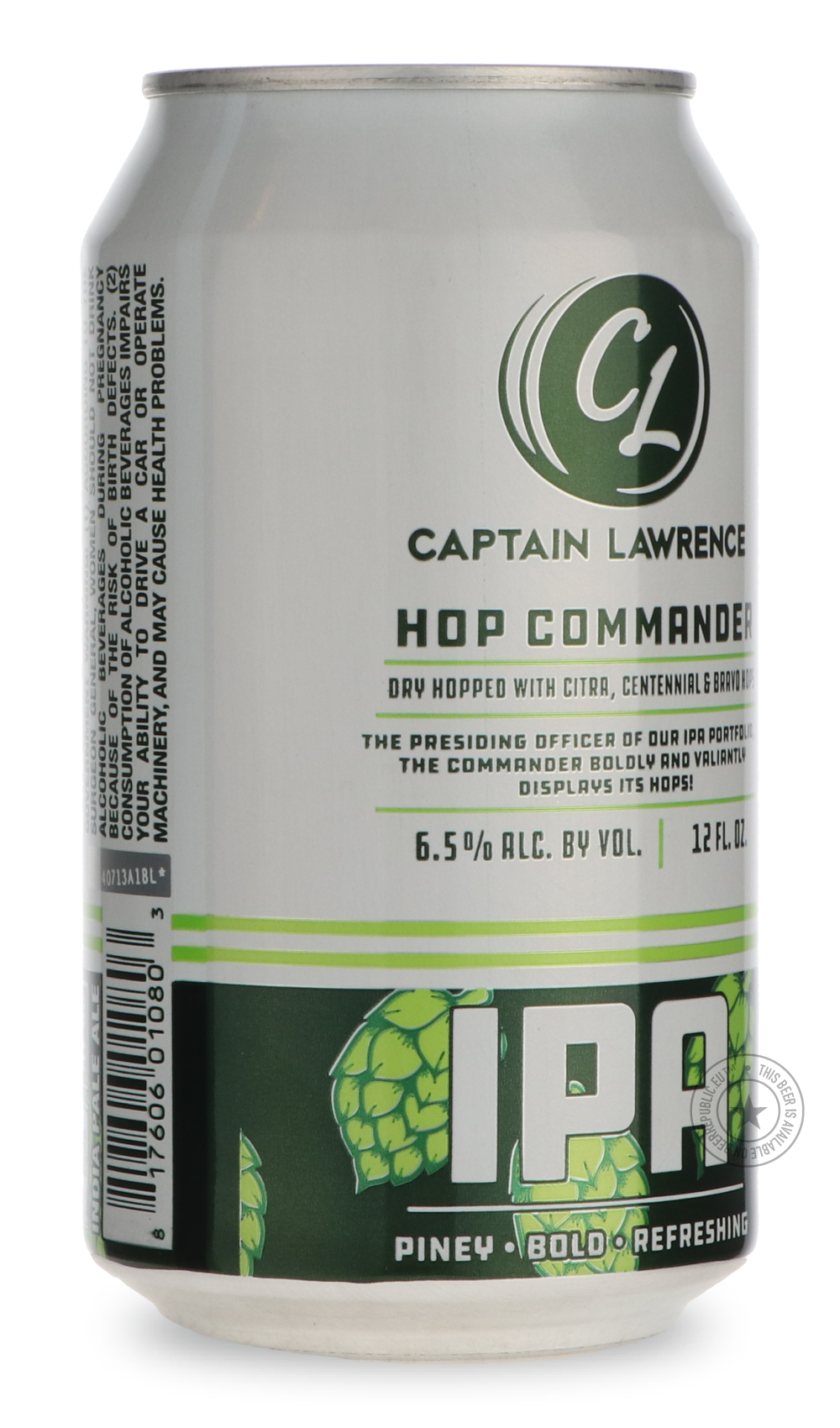 -Captain Lawrence- Hop Commander-IPA- Only @ Beer Republic - The best online beer store for American & Canadian craft beer - Buy beer online from the USA and Canada - Bier online kopen - Amerikaans bier kopen - Craft beer store - Craft beer kopen - Amerikanisch bier kaufen - Bier online kaufen - Acheter biere online - IPA - Stout - Porter - New England IPA - Hazy IPA - Imperial Stout - Barrel Aged - Barrel Aged Imperial Stout - Brown - Dark beer - Blond - Blonde - Pilsner - Lager - Wheat - Weizen - Amber - 