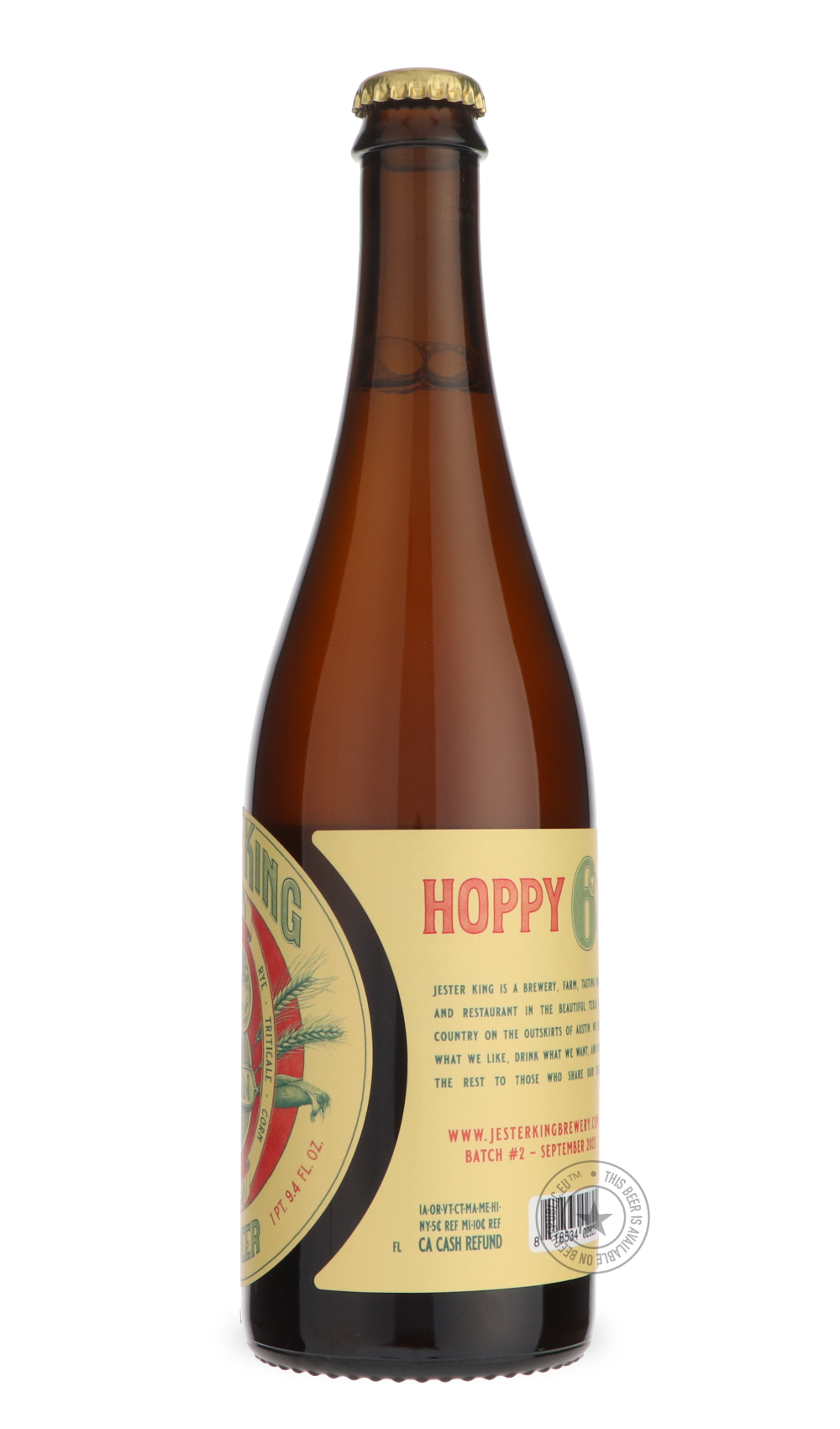 -Jester King- Hoppy 6 Grain Saison Batch #1-Sour / Wild & Fruity- Only @ Beer Republic - The best online beer store for American & Canadian craft beer - Buy beer online from the USA and Canada - Bier online kopen - Amerikaans bier kopen - Craft beer store - Craft beer kopen - Amerikanisch bier kaufen - Bier online kaufen - Acheter biere online - IPA - Stout - Porter - New England IPA - Hazy IPA - Imperial Stout - Barrel Aged - Barrel Aged Imperial Stout - Brown - Dark beer - Blond - Blonde - Pilsner - Lager