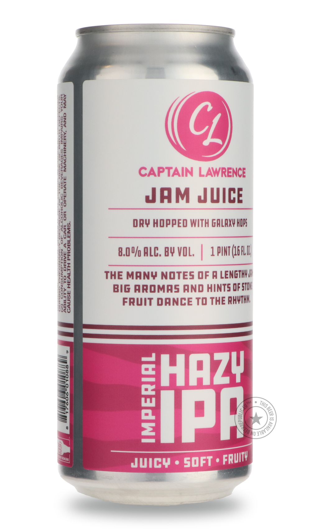 -Captain Lawrence- Jam Juice Hazy IPA-IPA- Only @ Beer Republic - The best online beer store for American & Canadian craft beer - Buy beer online from the USA and Canada - Bier online kopen - Amerikaans bier kopen - Craft beer store - Craft beer kopen - Amerikanisch bier kaufen - Bier online kaufen - Acheter biere online - IPA - Stout - Porter - New England IPA - Hazy IPA - Imperial Stout - Barrel Aged - Barrel Aged Imperial Stout - Brown - Dark beer - Blond - Blonde - Pilsner - Lager - Wheat - Weizen - Amb