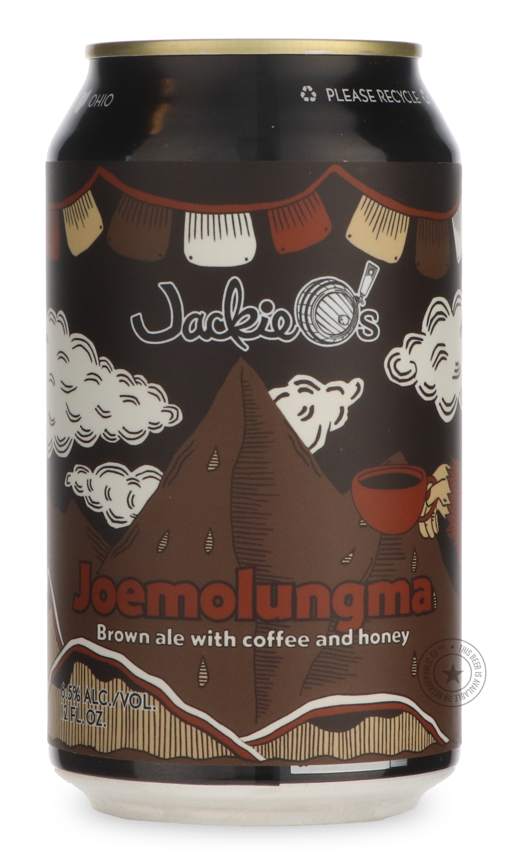 Jackie O's- Joemolungma-Brown & Dark- Only @ Beer Republic - The best online beer store for American & Canadian craft beer - Buy beer online from the USA and Canada - Bier online kopen - Amerikaans bier kopen - Craft beer store - Craft beer kopen - Amerikanisch bier kaufen - Bier online kaufen - Acheter biere online - IPA - Stout - Porter - New England IPA - Hazy IPA - Imperial Stout - Barrel Aged - Barrel Aged Imperial Stout - Brown - Dark beer - Blond - Blonde - Pilsner - Lager - Wheat - Weizen - Amber - 