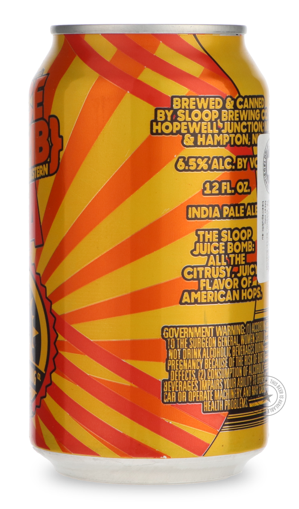 -Sloop- Juice Bomb-IPA- Only @ Beer Republic - The best online beer store for American & Canadian craft beer - Buy beer online from the USA and Canada - Bier online kopen - Amerikaans bier kopen - Craft beer store - Craft beer kopen - Amerikanisch bier kaufen - Bier online kaufen - Acheter biere online - IPA - Stout - Porter - New England IPA - Hazy IPA - Imperial Stout - Barrel Aged - Barrel Aged Imperial Stout - Brown - Dark beer - Blond - Blonde - Pilsner - Lager - Wheat - Weizen - Amber - Barley Wine - 