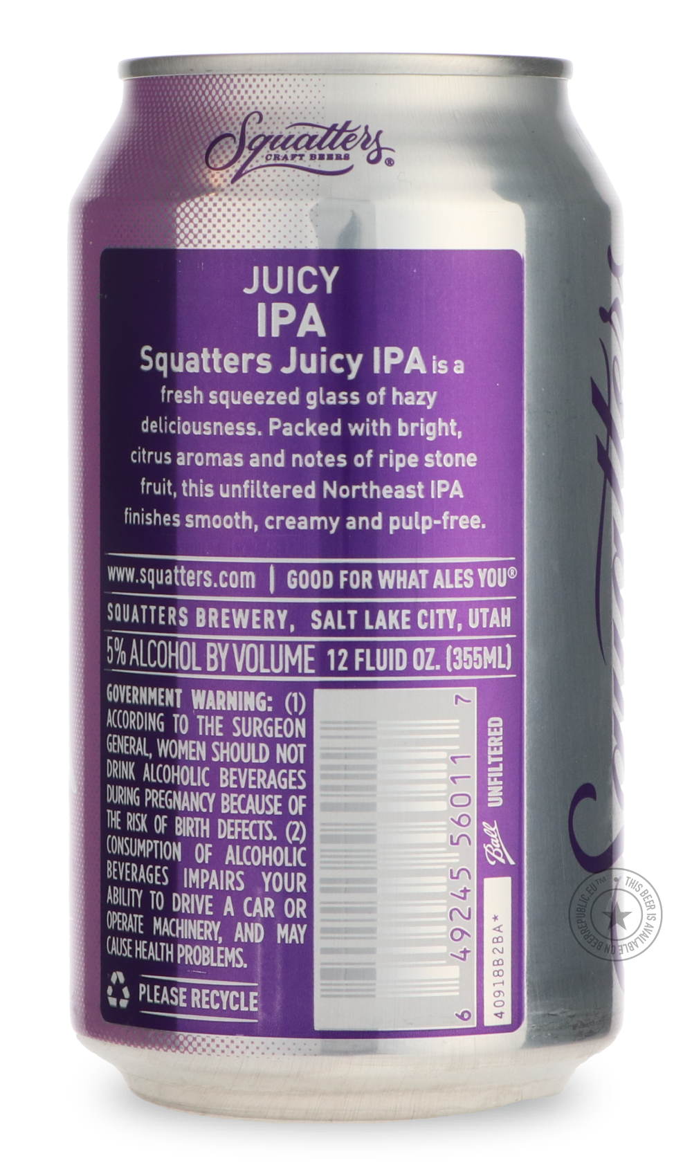 -Squatters- Juicy IPA-IPA- Only @ Beer Republic - The best online beer store for American & Canadian craft beer - Buy beer online from the USA and Canada - Bier online kopen - Amerikaans bier kopen - Craft beer store - Craft beer kopen - Amerikanisch bier kaufen - Bier online kaufen - Acheter biere online - IPA - Stout - Porter - New England IPA - Hazy IPA - Imperial Stout - Barrel Aged - Barrel Aged Imperial Stout - Brown - Dark beer - Blond - Blonde - Pilsner - Lager - Wheat - Weizen - Amber - Barley Wine