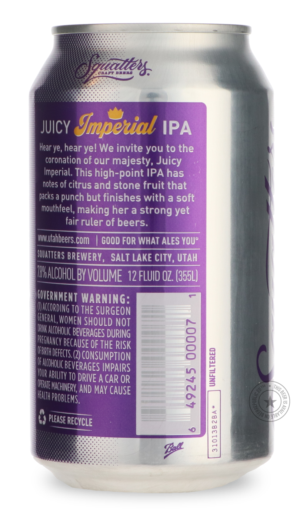 -Squatters- Juicy Imperial IPA-IPA- Only @ Beer Republic - The best online beer store for American & Canadian craft beer - Buy beer online from the USA and Canada - Bier online kopen - Amerikaans bier kopen - Craft beer store - Craft beer kopen - Amerikanisch bier kaufen - Bier online kaufen - Acheter biere online - IPA - Stout - Porter - New England IPA - Hazy IPA - Imperial Stout - Barrel Aged - Barrel Aged Imperial Stout - Brown - Dark beer - Blond - Blonde - Pilsner - Lager - Wheat - Weizen - Amber - Ba