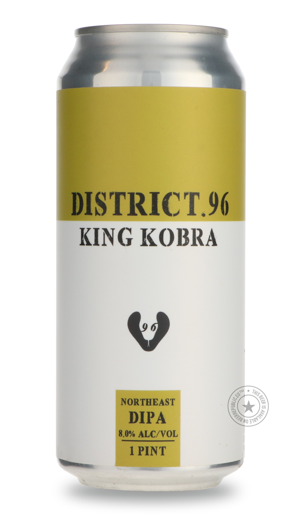 -District 96- King Kobra-IPA- Only @ Beer Republic - The best online beer store for American & Canadian craft beer - Buy beer online from the USA and Canada - Bier online kopen - Amerikaans bier kopen - Craft beer store - Craft beer kopen - Amerikanisch bier kaufen - Bier online kaufen - Acheter biere online - IPA - Stout - Porter - New England IPA - Hazy IPA - Imperial Stout - Barrel Aged - Barrel Aged Imperial Stout - Brown - Dark beer - Blond - Blonde - Pilsner - Lager - Wheat - Weizen - Amber - Barley W