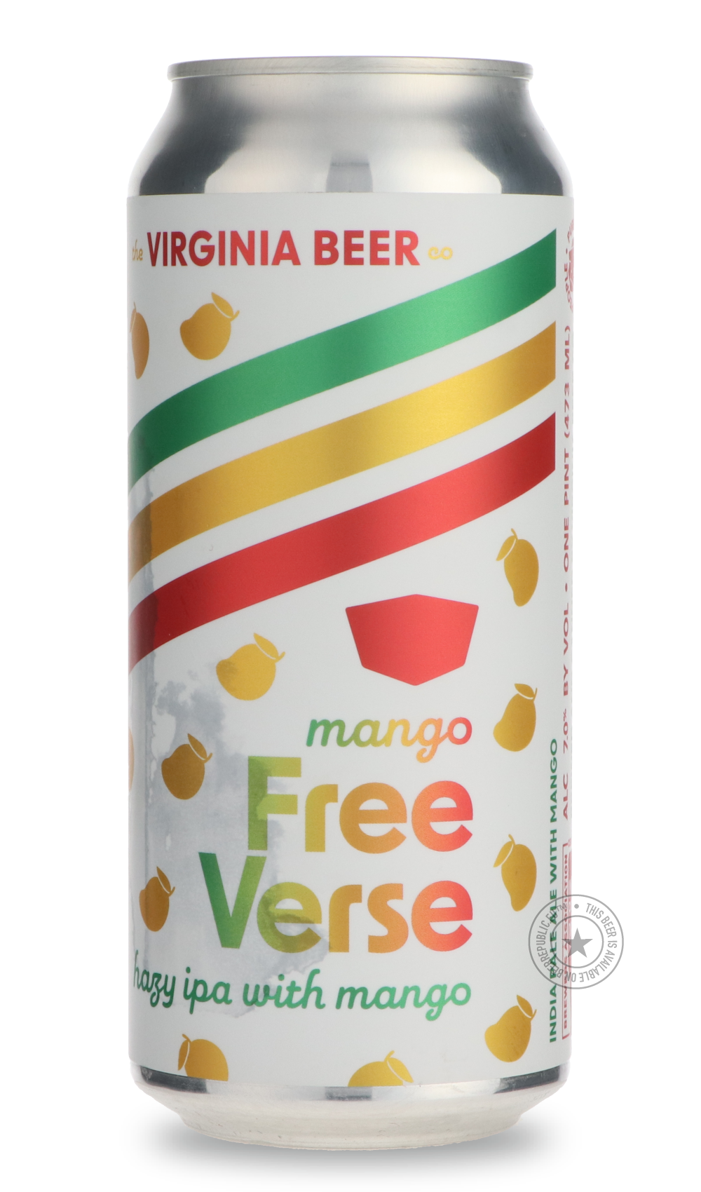-The Virginia Beer Company- Mango Free Verse-IPA- Only @ Beer Republic - The best online beer store for American & Canadian craft beer - Buy beer online from the USA and Canada - Bier online kopen - Amerikaans bier kopen - Craft beer store - Craft beer kopen - Amerikanisch bier kaufen - Bier online kaufen - Acheter biere online - IPA - Stout - Porter - New England IPA - Hazy IPA - Imperial Stout - Barrel Aged - Barrel Aged Imperial Stout - Brown - Dark beer - Blond - Blonde - Pilsner - Lager - Wheat - Weize