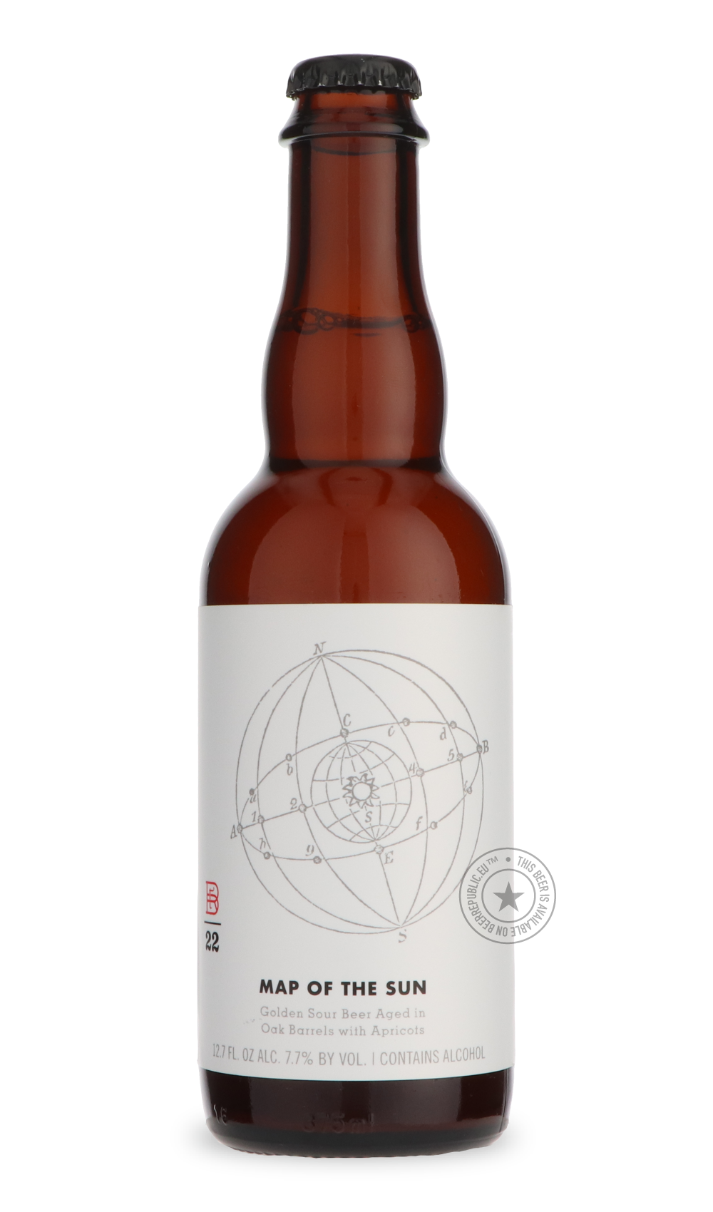 -The Rare Barrel- Map of the Sun 2022-Sour / Wild & Fruity- Only @ Beer Republic - The best online beer store for American & Canadian craft beer - Buy beer online from the USA and Canada - Bier online kopen - Amerikaans bier kopen - Craft beer store - Craft beer kopen - Amerikanisch bier kaufen - Bier online kaufen - Acheter biere online - IPA - Stout - Porter - New England IPA - Hazy IPA - Imperial Stout - Barrel Aged - Barrel Aged Imperial Stout - Brown - Dark beer - Blond - Blonde - Pilsner - Lager - Whe
