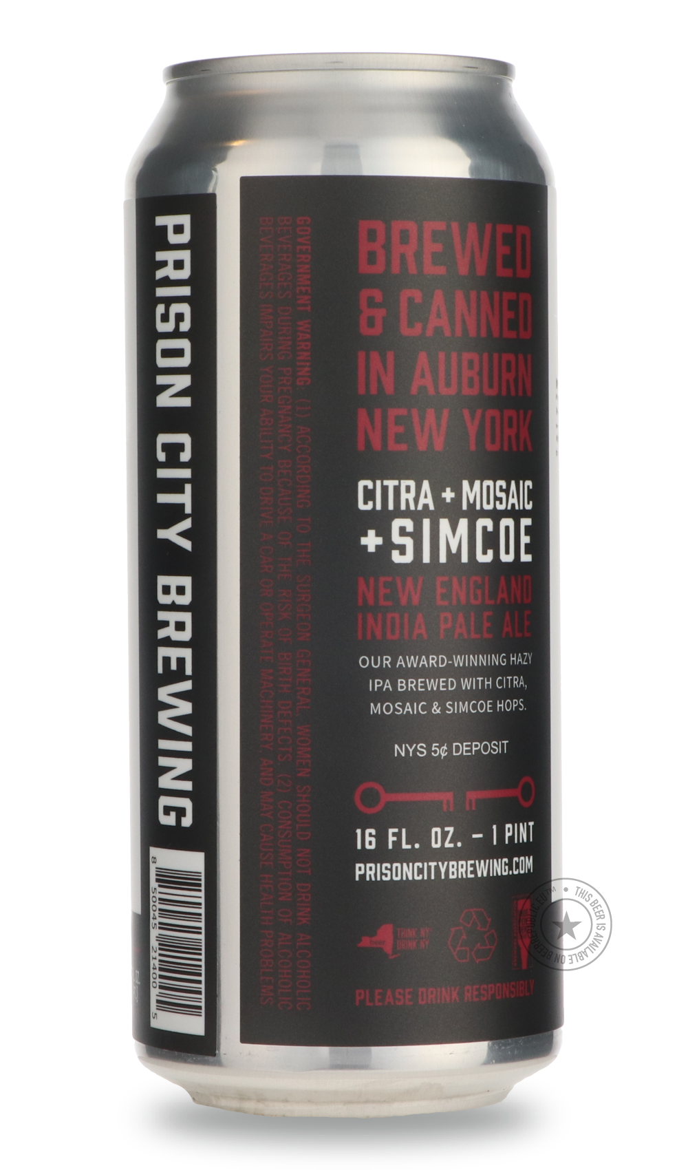 Prison City- Mass Riot IPA-IPA- Only @ Beer Republic - The best online beer store for American & Canadian craft beer - Buy beer online from the USA and Canada - Bier online kopen - Amerikaans bier kopen - Craft beer store - Craft beer kopen - Amerikanisch bier kaufen - Bier online kaufen - Acheter biere online - IPA - Stout - Porter - New England IPA - Hazy IPA - Imperial Stout - Barrel Aged - Barrel Aged Imperial Stout - Brown - Dark beer - Blond - Blonde - Pilsner - Lager - Wheat - Weizen - Amber - Barley
