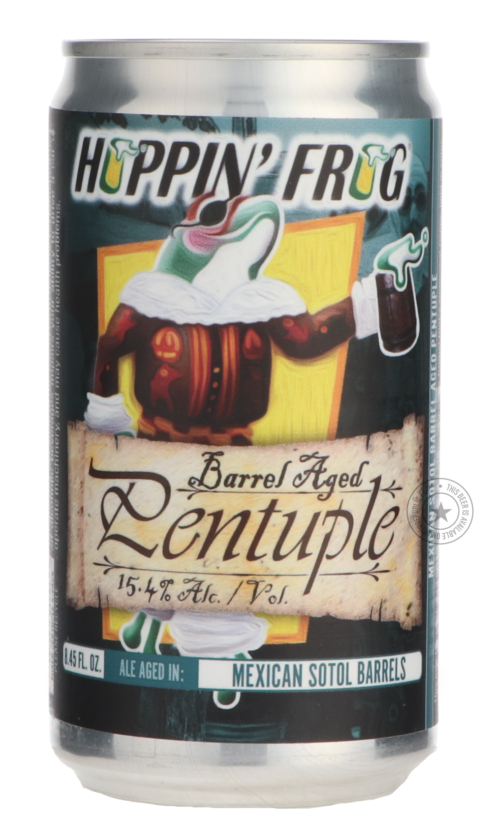 -Hoppin' Frog- Mexican Sotol Barrel-Aged Pentuple-Pale- Only @ Beer Republic - The best online beer store for American & Canadian craft beer - Buy beer online from the USA and Canada - Bier online kopen - Amerikaans bier kopen - Craft beer store - Craft beer kopen - Amerikanisch bier kaufen - Bier online kaufen - Acheter biere online - IPA - Stout - Porter - New England IPA - Hazy IPA - Imperial Stout - Barrel Aged - Barrel Aged Imperial Stout - Brown - Dark beer - Blond - Blonde - Pilsner - Lager - Wheat -