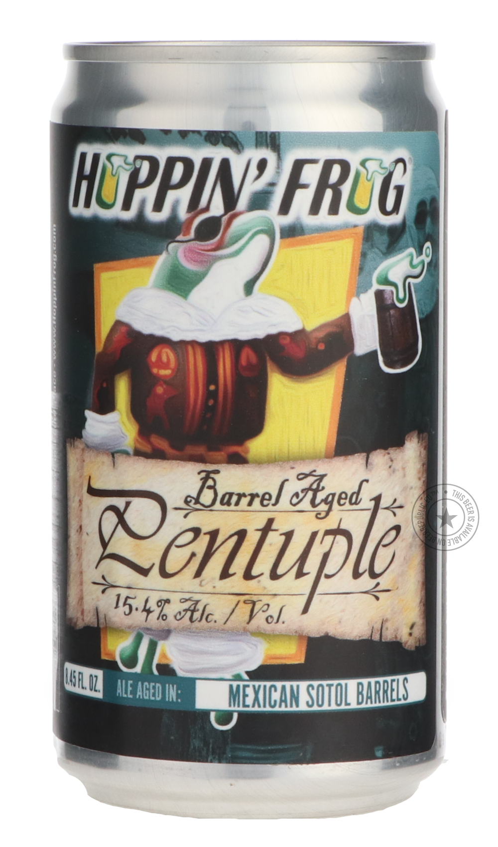 -Hoppin' Frog- Mexican Sotol Barrel-Aged Pentuple-Pale- Only @ Beer Republic - The best online beer store for American & Canadian craft beer - Buy beer online from the USA and Canada - Bier online kopen - Amerikaans bier kopen - Craft beer store - Craft beer kopen - Amerikanisch bier kaufen - Bier online kaufen - Acheter biere online - IPA - Stout - Porter - New England IPA - Hazy IPA - Imperial Stout - Barrel Aged - Barrel Aged Imperial Stout - Brown - Dark beer - Blond - Blonde - Pilsner - Lager - Wheat -