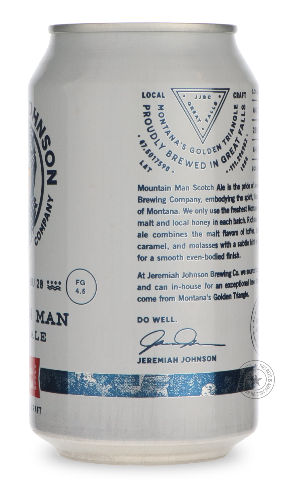 -Jeremiah Johnson- Mountain Man-Brown & Dark- Only @ Beer Republic - The best online beer store for American & Canadian craft beer - Buy beer online from the USA and Canada - Bier online kopen - Amerikaans bier kopen - Craft beer store - Craft beer kopen - Amerikanisch bier kaufen - Bier online kaufen - Acheter biere online - IPA - Stout - Porter - New England IPA - Hazy IPA - Imperial Stout - Barrel Aged - Barrel Aged Imperial Stout - Brown - Dark beer - Blond - Blonde - Pilsner - Lager - Wheat - Weizen - 