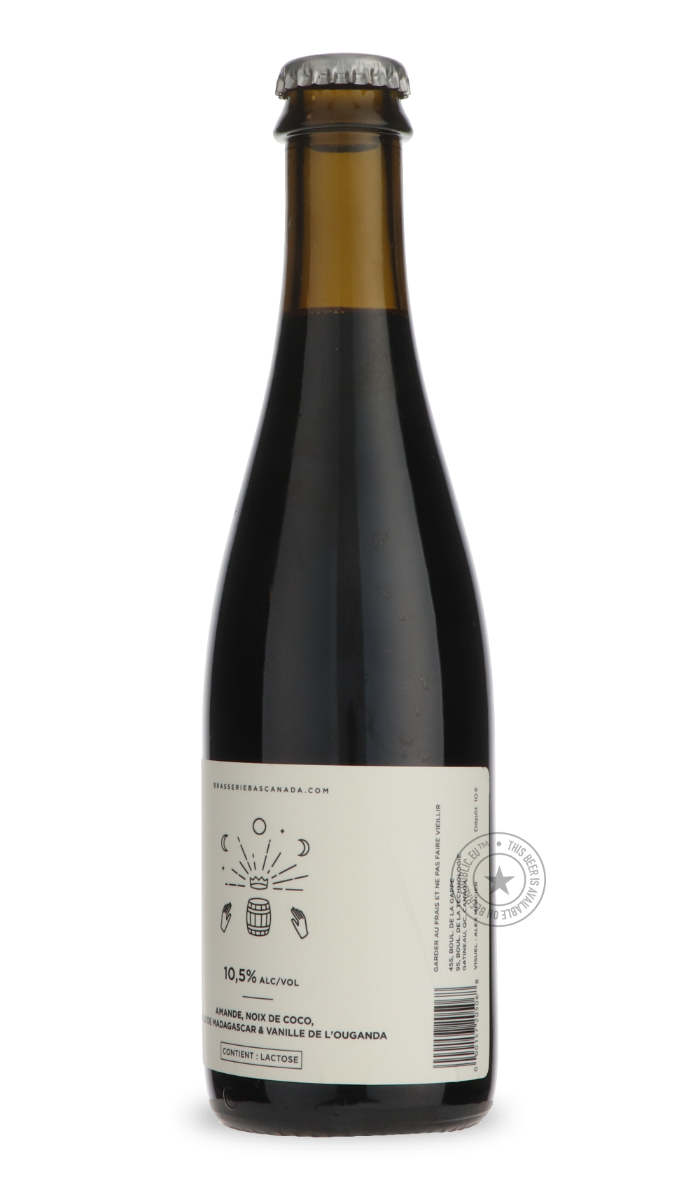 -Brasserie du Bas-Canada- Nathan-Stout & Porter- Only @ Beer Republic - The best online beer store for American & Canadian craft beer - Buy beer online from the USA and Canada - Bier online kopen - Amerikaans bier kopen - Craft beer store - Craft beer kopen - Amerikanisch bier kaufen - Bier online kaufen - Acheter biere online - IPA - Stout - Porter - New England IPA - Hazy IPA - Imperial Stout - Barrel Aged - Barrel Aged Imperial Stout - Brown - Dark beer - Blond - Blonde - Pilsner - Lager - Wheat - Weizen