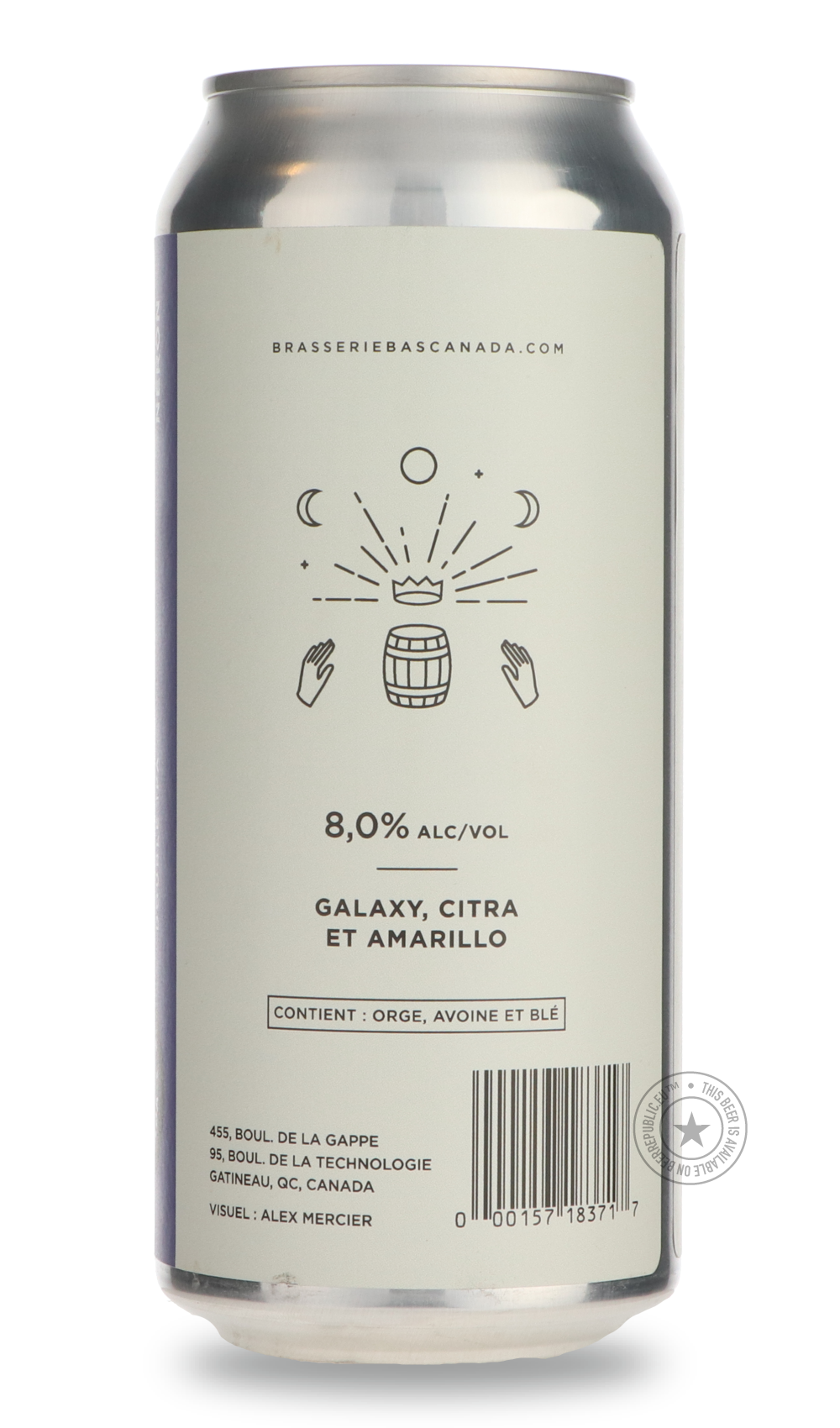 -Brasserie du Bas-Canada- Néron-IPA- Only @ Beer Republic - The best online beer store for American & Canadian craft beer - Buy beer online from the USA and Canada - Bier online kopen - Amerikaans bier kopen - Craft beer store - Craft beer kopen - Amerikanisch bier kaufen - Bier online kaufen - Acheter biere online - IPA - Stout - Porter - New England IPA - Hazy IPA - Imperial Stout - Barrel Aged - Barrel Aged Imperial Stout - Brown - Dark beer - Blond - Blonde - Pilsner - Lager - Wheat - Weizen - Amber - B