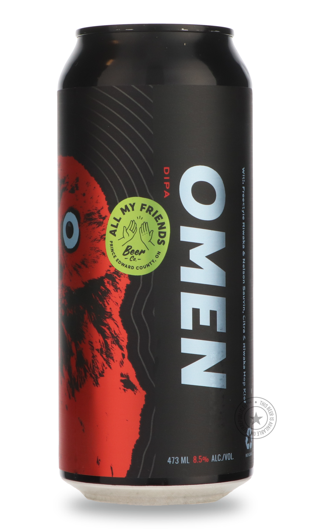 -All My Friends- Omen / Brasserie du Bas-IPA- Only @ Beer Republic - The best online beer store for American & Canadian craft beer - Buy beer online from the USA and Canada - Bier online kopen - Amerikaans bier kopen - Craft beer store - Craft beer kopen - Amerikanisch bier kaufen - Bier online kaufen - Acheter biere online - IPA - Stout - Porter - New England IPA - Hazy IPA - Imperial Stout - Barrel Aged - Barrel Aged Imperial Stout - Brown - Dark beer - Blond - Blonde - Pilsner - Lager - Wheat - Weizen - 