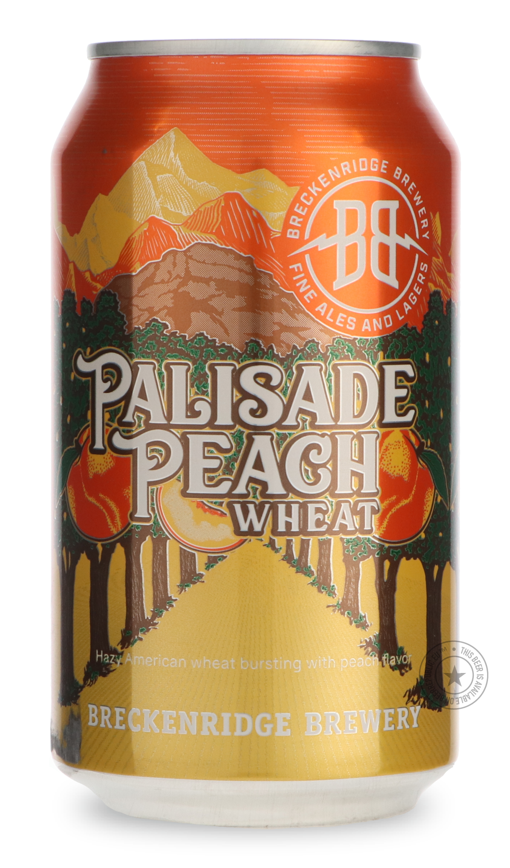 -Breckenridge- Palisade Peach Wheat-Pale- Only @ Beer Republic - The best online beer store for American & Canadian craft beer - Buy beer online from the USA and Canada - Bier online kopen - Amerikaans bier kopen - Craft beer store - Craft beer kopen - Amerikanisch bier kaufen - Bier online kaufen - Acheter biere online - IPA - Stout - Porter - New England IPA - Hazy IPA - Imperial Stout - Barrel Aged - Barrel Aged Imperial Stout - Brown - Dark beer - Blond - Blonde - Pilsner - Lager - Wheat - Weizen - Ambe