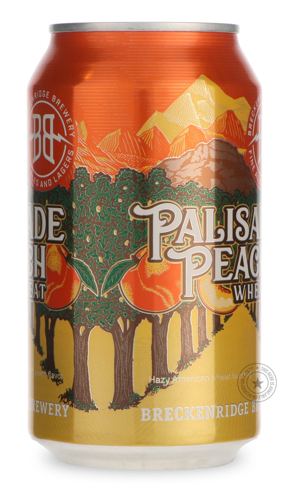 -Breckenridge- Palisade Peach Wheat-Pale- Only @ Beer Republic - The best online beer store for American & Canadian craft beer - Buy beer online from the USA and Canada - Bier online kopen - Amerikaans bier kopen - Craft beer store - Craft beer kopen - Amerikanisch bier kaufen - Bier online kaufen - Acheter biere online - IPA - Stout - Porter - New England IPA - Hazy IPA - Imperial Stout - Barrel Aged - Barrel Aged Imperial Stout - Brown - Dark beer - Blond - Blonde - Pilsner - Lager - Wheat - Weizen - Ambe