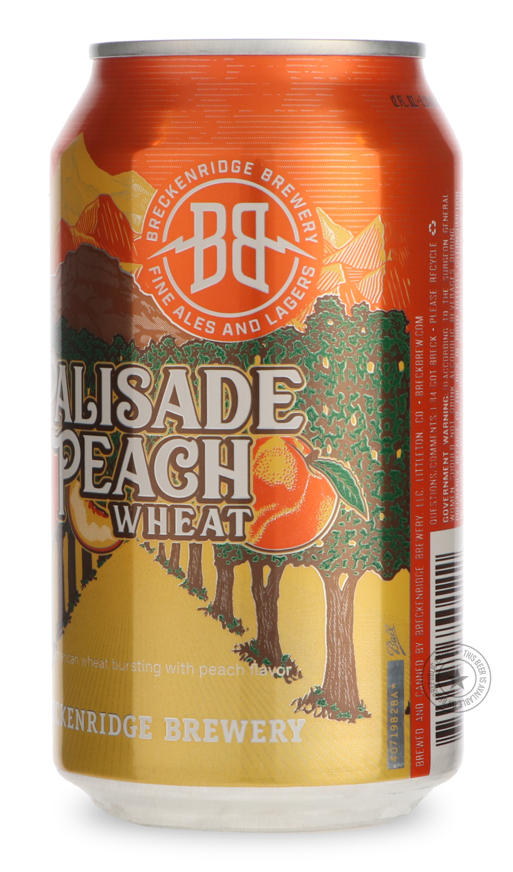 -Breckenridge- Palisade Peach Wheat-Pale- Only @ Beer Republic - The best online beer store for American & Canadian craft beer - Buy beer online from the USA and Canada - Bier online kopen - Amerikaans bier kopen - Craft beer store - Craft beer kopen - Amerikanisch bier kaufen - Bier online kaufen - Acheter biere online - IPA - Stout - Porter - New England IPA - Hazy IPA - Imperial Stout - Barrel Aged - Barrel Aged Imperial Stout - Brown - Dark beer - Blond - Blonde - Pilsner - Lager - Wheat - Weizen - Ambe