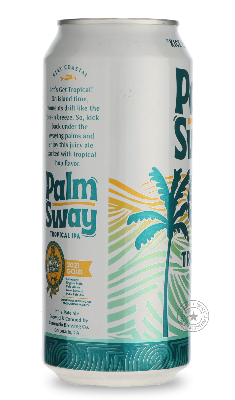 -Coronado- Palm Sway-IPA- Only @ Beer Republic - The best online beer store for American & Canadian craft beer - Buy beer online from the USA and Canada - Bier online kopen - Amerikaans bier kopen - Craft beer store - Craft beer kopen - Amerikanisch bier kaufen - Bier online kaufen - Acheter biere online - IPA - Stout - Porter - New England IPA - Hazy IPA - Imperial Stout - Barrel Aged - Barrel Aged Imperial Stout - Brown - Dark beer - Blond - Blonde - Pilsner - Lager - Wheat - Weizen - Amber - Barley Wine 