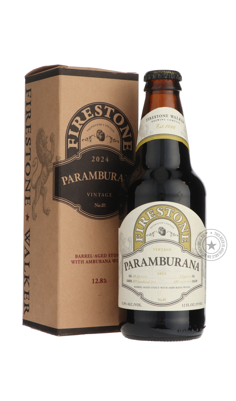 -Firestone Walker- ParAmburana-Stout & Porter- Only @ Beer Republic - The best online beer store for American & Canadian craft beer - Buy beer online from the USA and Canada - Bier online kopen - Amerikaans bier kopen - Craft beer store - Craft beer kopen - Amerikanisch bier kaufen - Bier online kaufen - Acheter biere online - IPA - Stout - Porter - New England IPA - Hazy IPA - Imperial Stout - Barrel Aged - Barrel Aged Imperial Stout - Brown - Dark beer - Blond - Blonde - Pilsner - Lager - Wheat - Weizen -