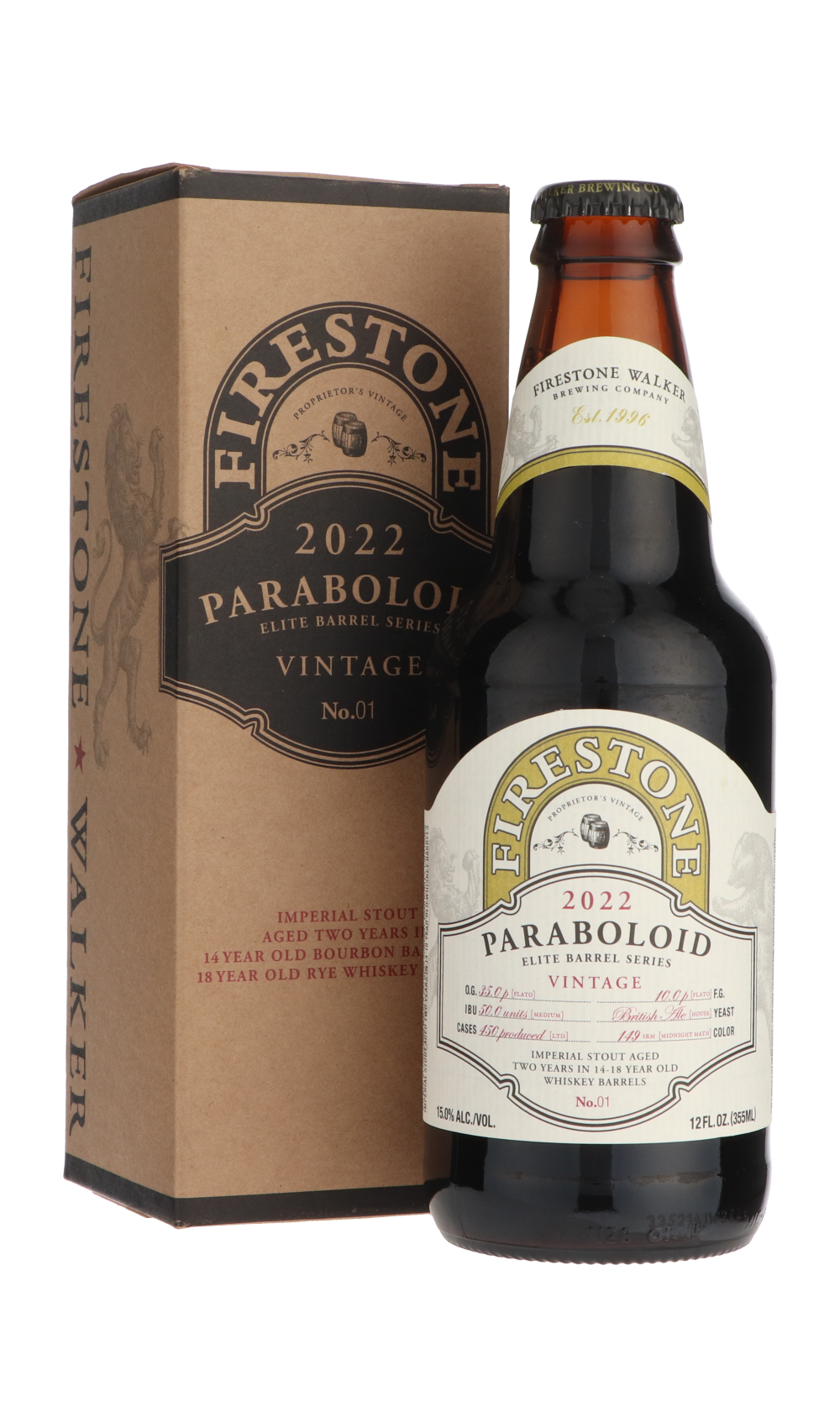 -Firestone Walker- Paraboloid 2022-Stout & Porter- Only @ Beer Republic - The best online beer store for American & Canadian craft beer - Buy beer online from the USA and Canada - Bier online kopen - Amerikaans bier kopen - Craft beer store - Craft beer kopen - Amerikanisch bier kaufen - Bier online kaufen - Acheter biere online - IPA - Stout - Porter - New England IPA - Hazy IPA - Imperial Stout - Barrel Aged - Barrel Aged Imperial Stout - Brown - Dark beer - Blond - Blonde - Pilsner - Lager - Wheat - Weiz