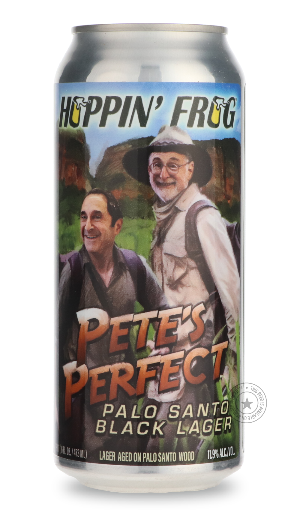 -Hoppin' Frog- Pete's Perfect Palo Santo Black Lager-Brown & Dark- Only @ Beer Republic - The best online beer store for American & Canadian craft beer - Buy beer online from the USA and Canada - Bier online kopen - Amerikaans bier kopen - Craft beer store - Craft beer kopen - Amerikanisch bier kaufen - Bier online kaufen - Acheter biere online - IPA - Stout - Porter - New England IPA - Hazy IPA - Imperial Stout - Barrel Aged - Barrel Aged Imperial Stout - Brown - Dark beer - Blond - Blonde - Pilsner - Lage