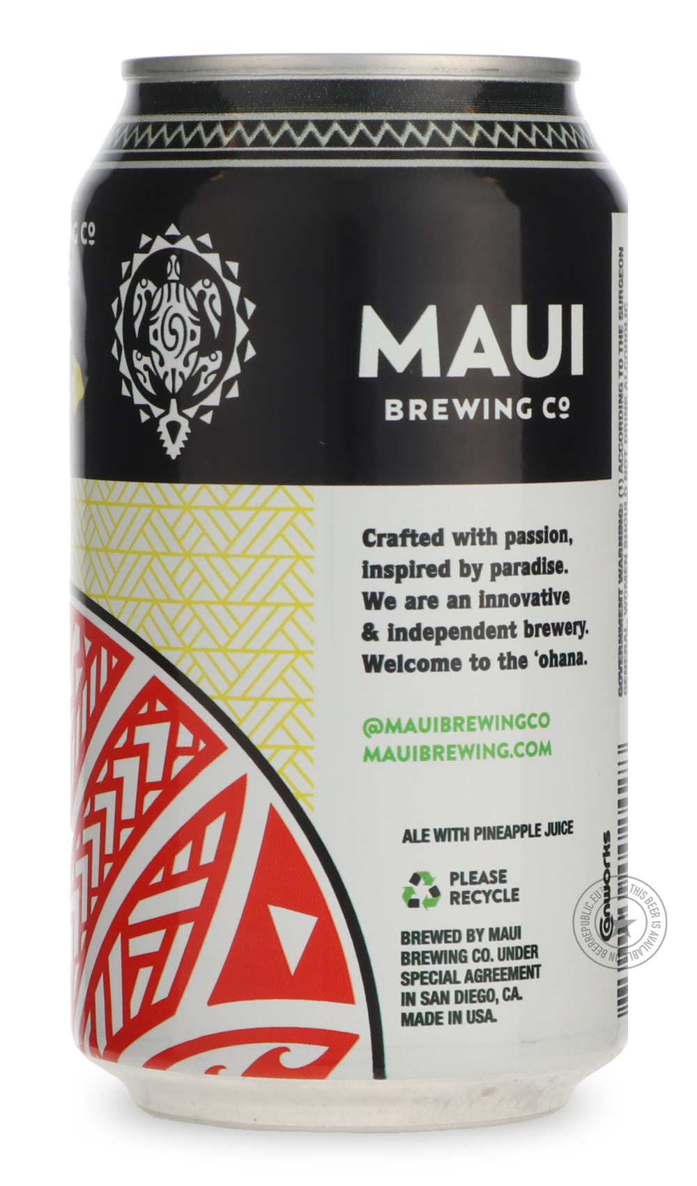 -Maui- Pineapple Mana-Pale- Only @ Beer Republic - The best online beer store for American & Canadian craft beer - Buy beer online from the USA and Canada - Bier online kopen - Amerikaans bier kopen - Craft beer store - Craft beer kopen - Amerikanisch bier kaufen - Bier online kaufen - Acheter biere online - IPA - Stout - Porter - New England IPA - Hazy IPA - Imperial Stout - Barrel Aged - Barrel Aged Imperial Stout - Brown - Dark beer - Blond - Blonde - Pilsner - Lager - Wheat - Weizen - Amber - Barley Win