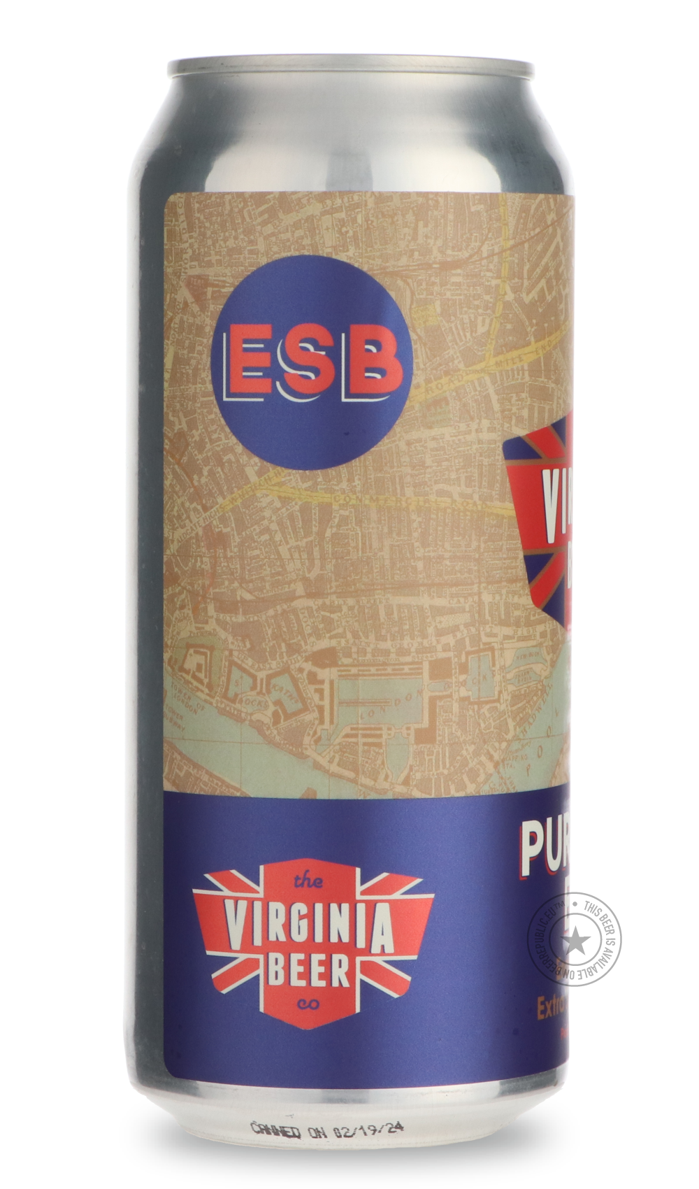 -The Virginia Beer Company- Purley's ESB-Pale- Only @ Beer Republic - The best online beer store for American & Canadian craft beer - Buy beer online from the USA and Canada - Bier online kopen - Amerikaans bier kopen - Craft beer store - Craft beer kopen - Amerikanisch bier kaufen - Bier online kaufen - Acheter biere online - IPA - Stout - Porter - New England IPA - Hazy IPA - Imperial Stout - Barrel Aged - Barrel Aged Imperial Stout - Brown - Dark beer - Blond - Blonde - Pilsner - Lager - Wheat - Weizen -
