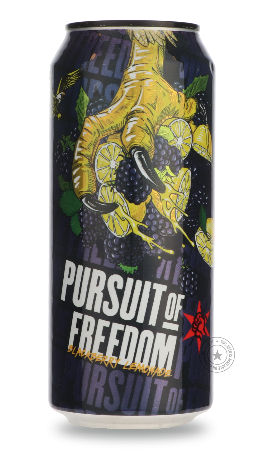 -Revolution- Pursuit of Freedom: Blackberry Lemonade-Sour / Wild & Fruity- Only @ Beer Republic - The best online beer store for American & Canadian craft beer - Buy beer online from the USA and Canada - Bier online kopen - Amerikaans bier kopen - Craft beer store - Craft beer kopen - Amerikanisch bier kaufen - Bier online kaufen - Acheter biere online - IPA - Stout - Porter - New England IPA - Hazy IPA - Imperial Stout - Barrel Aged - Barrel Aged Imperial Stout - Brown - Dark beer - Blond - Blonde - Pilsne