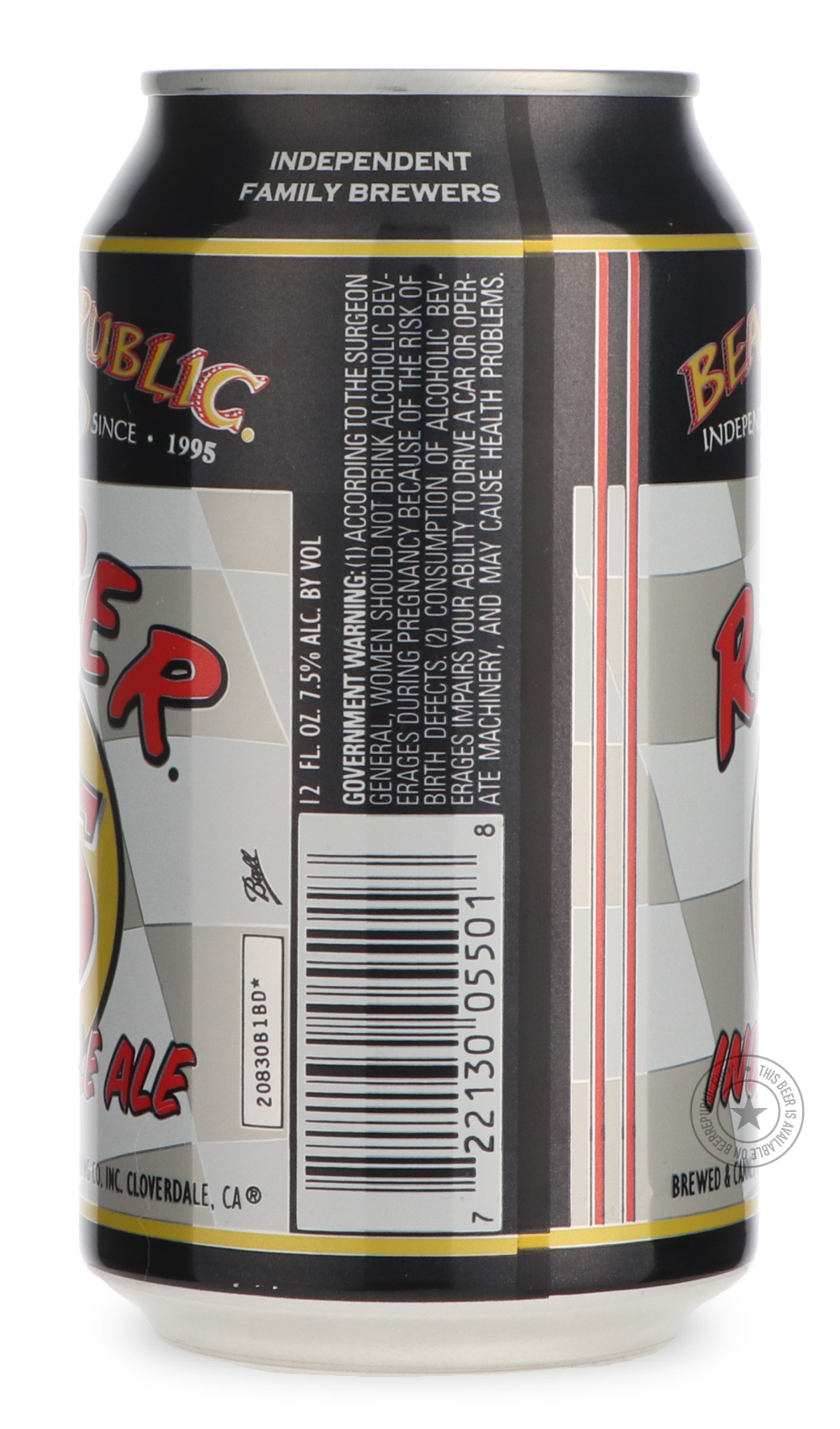 -Bear Republic- Racer 5-IPA- Only @ Beer Republic - The best online beer store for American & Canadian craft beer - Buy beer online from the USA and Canada - Bier online kopen - Amerikaans bier kopen - Craft beer store - Craft beer kopen - Amerikanisch bier kaufen - Bier online kaufen - Acheter biere online - IPA - Stout - Porter - New England IPA - Hazy IPA - Imperial Stout - Barrel Aged - Barrel Aged Imperial Stout - Brown - Dark beer - Blond - Blonde - Pilsner - Lager - Wheat - Weizen - Amber - Barley Wi