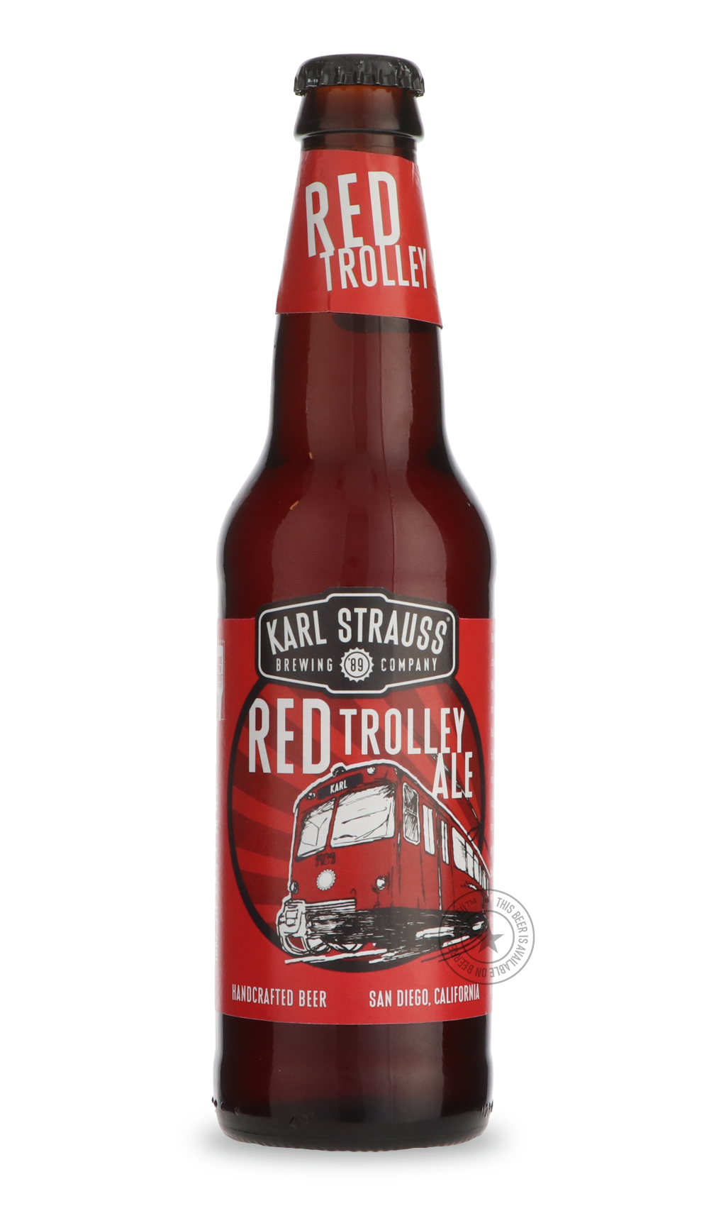 -Karl Strauss- Red Trolley Ale-Brown & Dark- Only @ Beer Republic - The best online beer store for American & Canadian craft beer - Buy beer online from the USA and Canada - Bier online kopen - Amerikaans bier kopen - Craft beer store - Craft beer kopen - Amerikanisch bier kaufen - Bier online kaufen - Acheter biere online - IPA - Stout - Porter - New England IPA - Hazy IPA - Imperial Stout - Barrel Aged - Barrel Aged Imperial Stout - Brown - Dark beer - Blond - Blonde - Pilsner - Lager - Wheat - Weizen - A