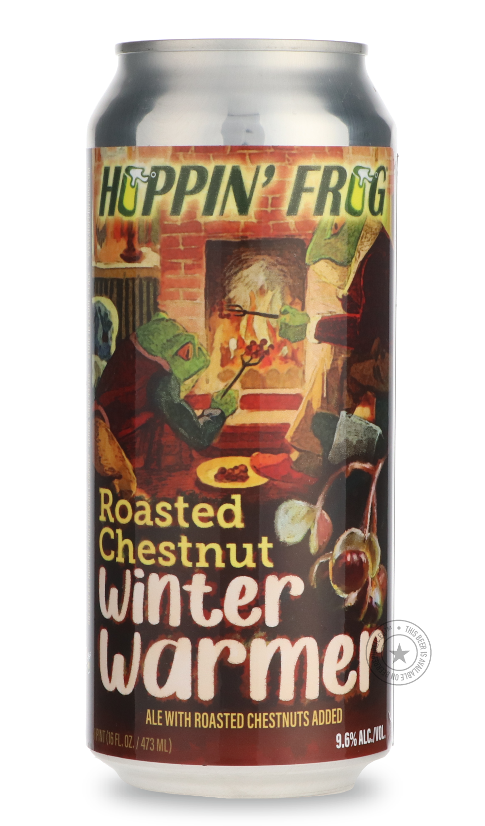 -Hoppin' Frog- Roasted Chestnut Winter Warmer-Brown & Dark- Only @ Beer Republic - The best online beer store for American & Canadian craft beer - Buy beer online from the USA and Canada - Bier online kopen - Amerikaans bier kopen - Craft beer store - Craft beer kopen - Amerikanisch bier kaufen - Bier online kaufen - Acheter biere online - IPA - Stout - Porter - New England IPA - Hazy IPA - Imperial Stout - Barrel Aged - Barrel Aged Imperial Stout - Brown - Dark beer - Blond - Blonde - Pilsner - Lager - Whe