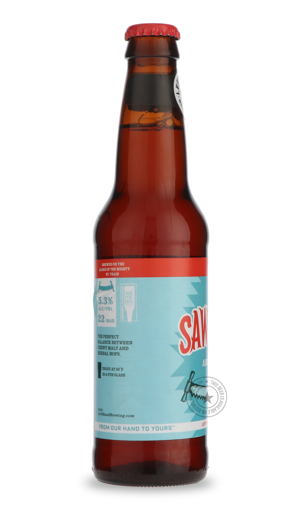 -Left Hand- Sawtooth Ale-Stout & Porter- Only @ Beer Republic - The best online beer store for American & Canadian craft beer - Buy beer online from the USA and Canada - Bier online kopen - Amerikaans bier kopen - Craft beer store - Craft beer kopen - Amerikanisch bier kaufen - Bier online kaufen - Acheter biere online - IPA - Stout - Porter - New England IPA - Hazy IPA - Imperial Stout - Barrel Aged - Barrel Aged Imperial Stout - Brown - Dark beer - Blond - Blonde - Pilsner - Lager - Wheat - Weizen - Amber