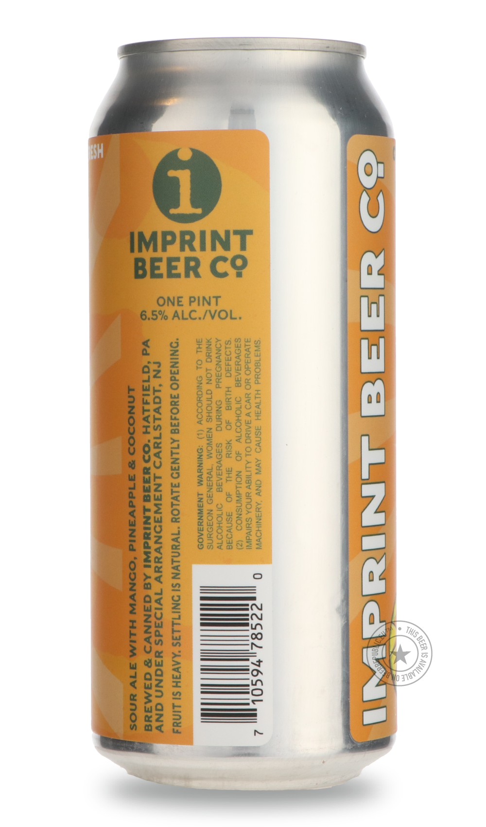 -Imprint- Schmoojee Mango Colada-Sour / Wild & Fruity- Only @ Beer Republic - The best online beer store for American & Canadian craft beer - Buy beer online from the USA and Canada - Bier online kopen - Amerikaans bier kopen - Craft beer store - Craft beer kopen - Amerikanisch bier kaufen - Bier online kaufen - Acheter biere online - IPA - Stout - Porter - New England IPA - Hazy IPA - Imperial Stout - Barrel Aged - Barrel Aged Imperial Stout - Brown - Dark beer - Blond - Blonde - Pilsner - Lager - Wheat - 