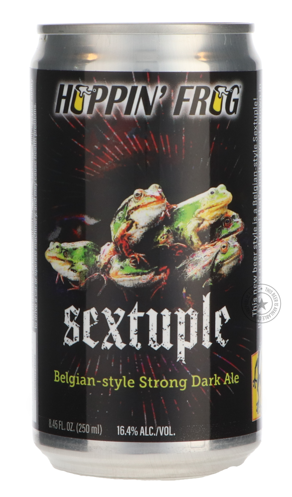 -Hoppin' Frog- Sextuple-Brown & Dark- Only @ Beer Republic - The best online beer store for American & Canadian craft beer - Buy beer online from the USA and Canada - Bier online kopen - Amerikaans bier kopen - Craft beer store - Craft beer kopen - Amerikanisch bier kaufen - Bier online kaufen - Acheter biere online - IPA - Stout - Porter - New England IPA - Hazy IPA - Imperial Stout - Barrel Aged - Barrel Aged Imperial Stout - Brown - Dark beer - Blond - Blonde - Pilsner - Lager - Wheat - Weizen - Amber - 