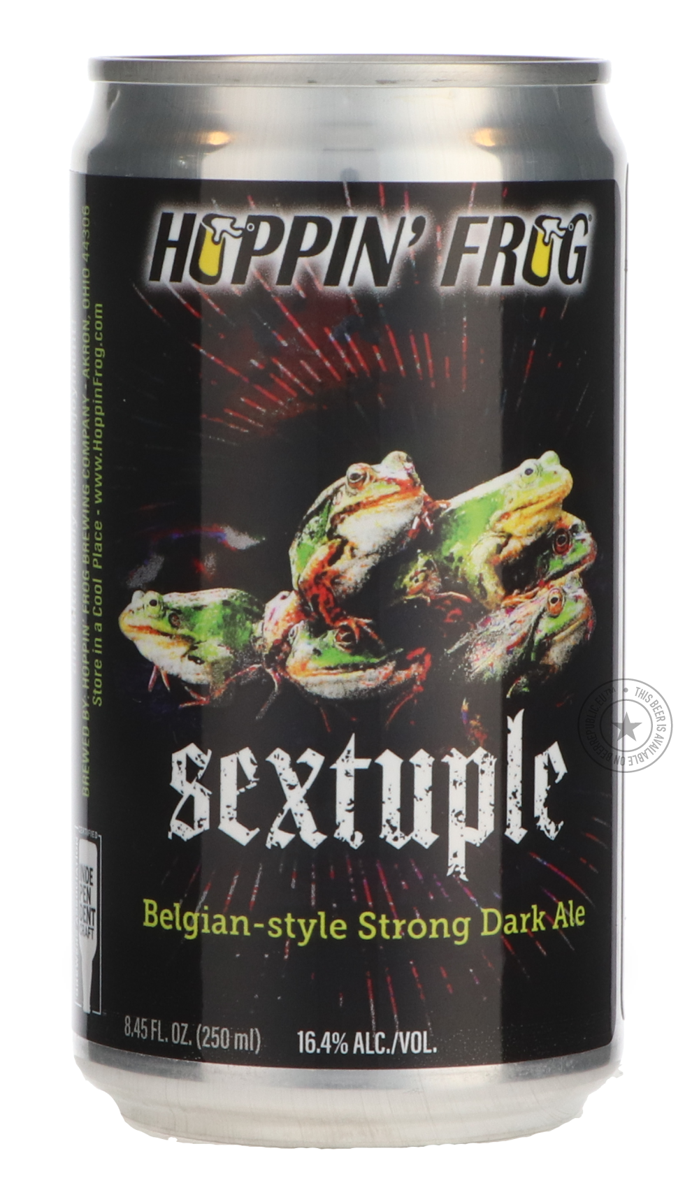 -Hoppin' Frog- Sextuple-Brown & Dark- Only @ Beer Republic - The best online beer store for American & Canadian craft beer - Buy beer online from the USA and Canada - Bier online kopen - Amerikaans bier kopen - Craft beer store - Craft beer kopen - Amerikanisch bier kaufen - Bier online kaufen - Acheter biere online - IPA - Stout - Porter - New England IPA - Hazy IPA - Imperial Stout - Barrel Aged - Barrel Aged Imperial Stout - Brown - Dark beer - Blond - Blonde - Pilsner - Lager - Wheat - Weizen - Amber - 